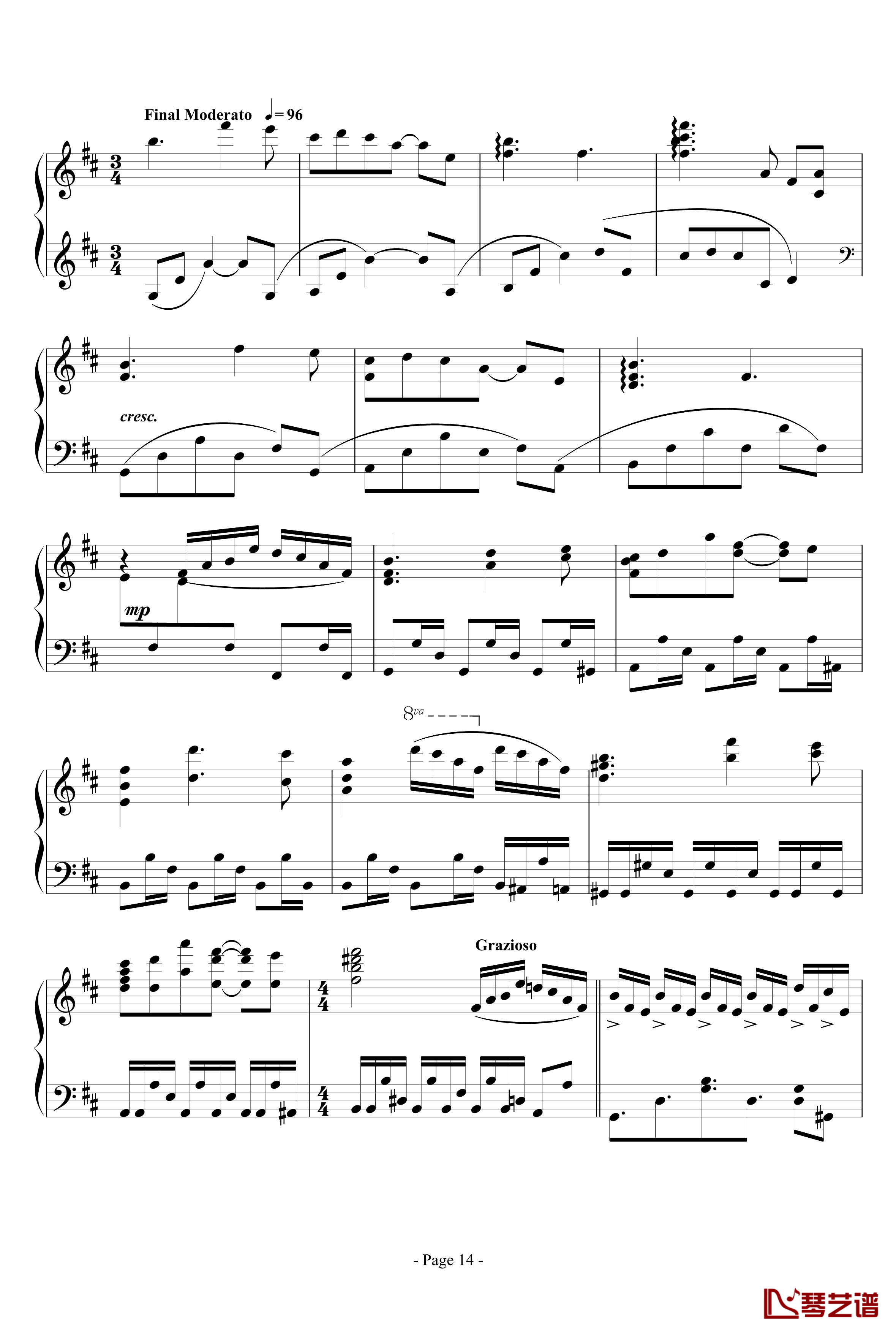 思绪之舞钢琴谱-lujianxiang555