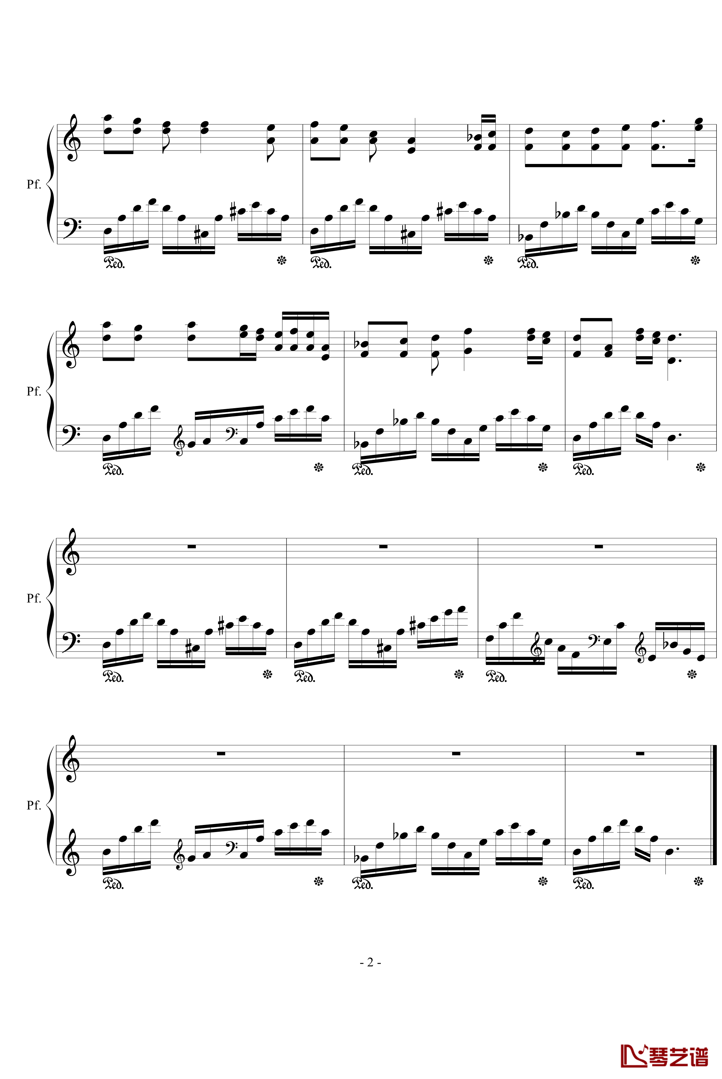 永恒-序章钢琴谱-Lx