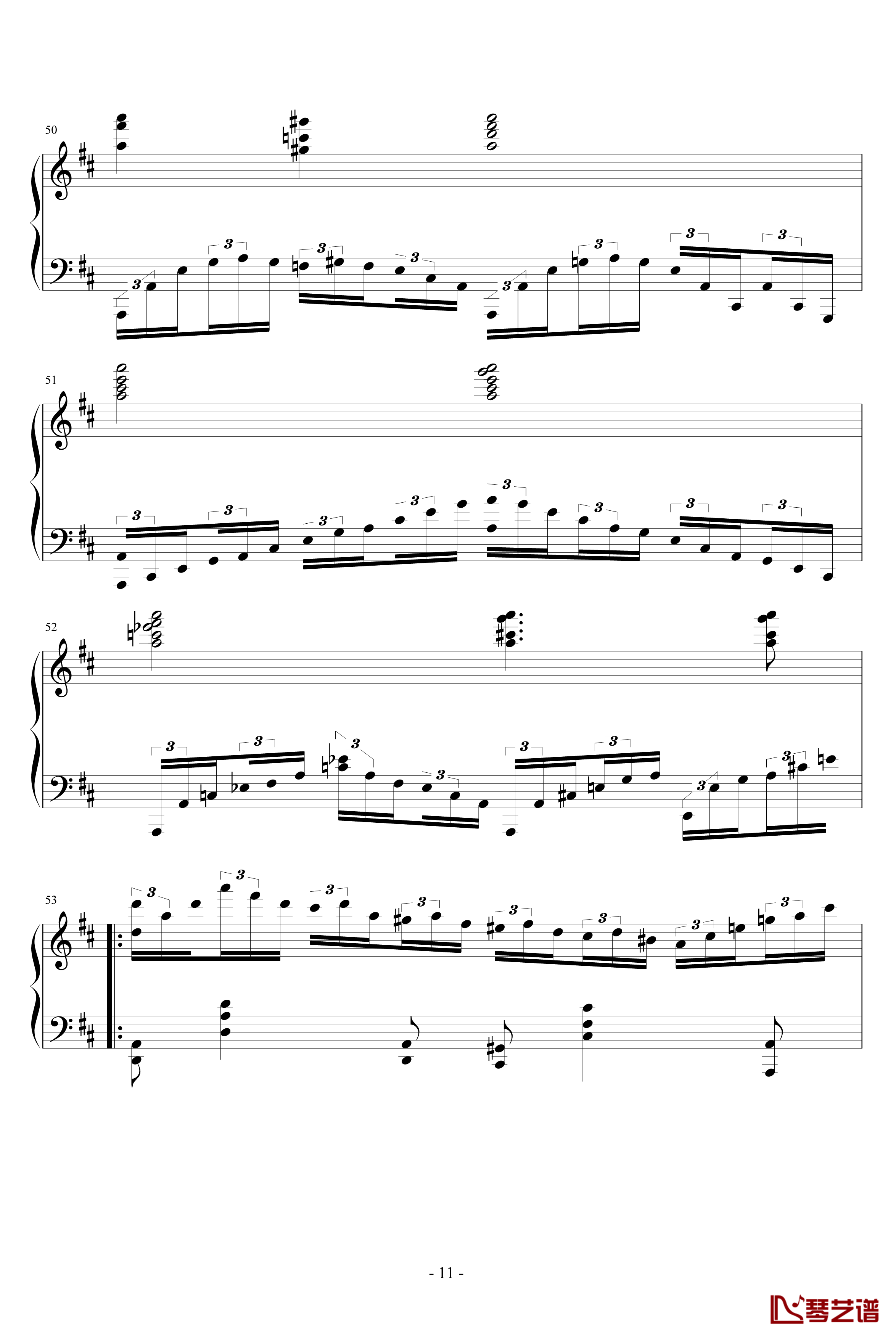 d小调无穷动钢琴谱-PARROT186