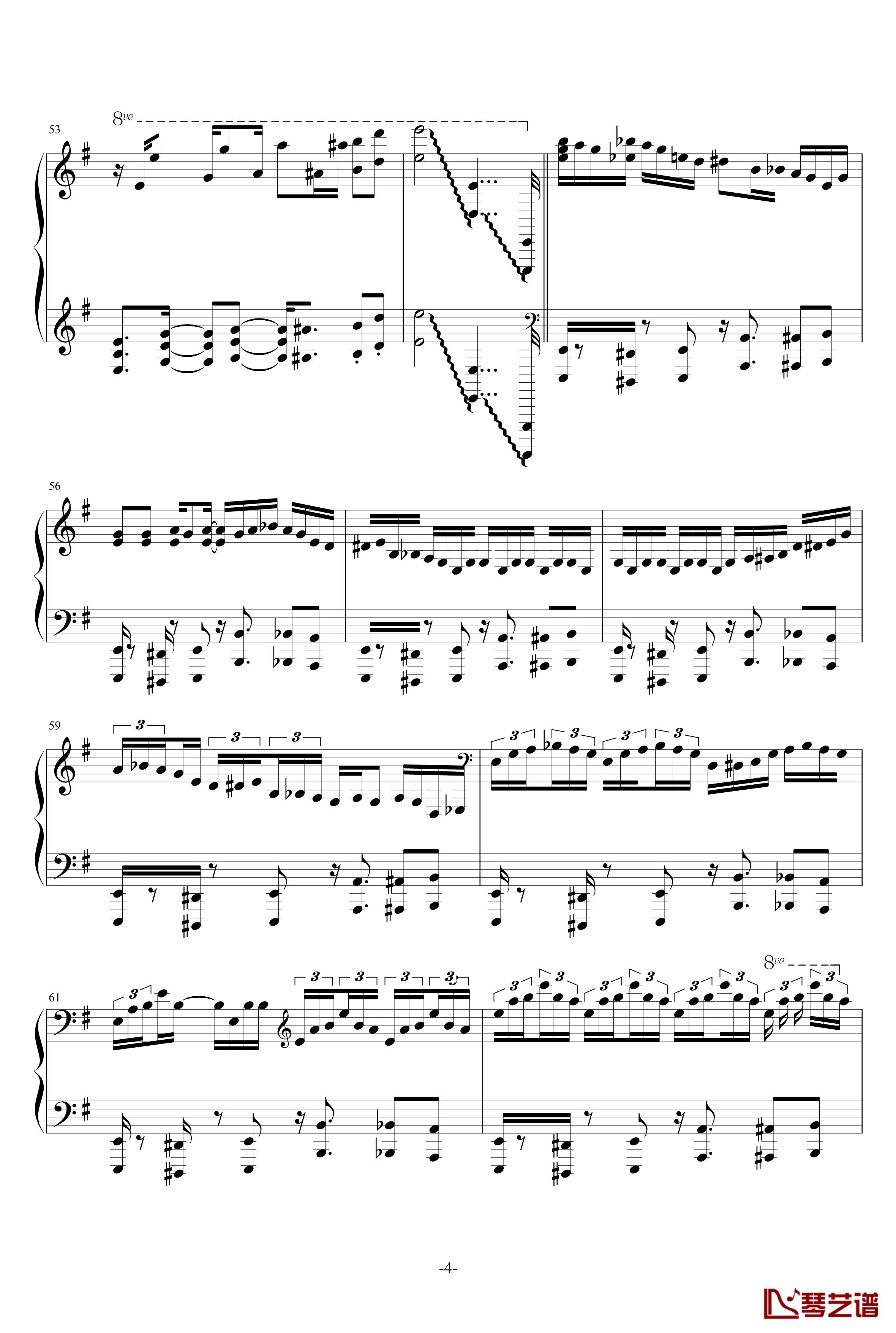 ダイナマイト钢琴谱-pia-no-jac·炸药-风神雷神