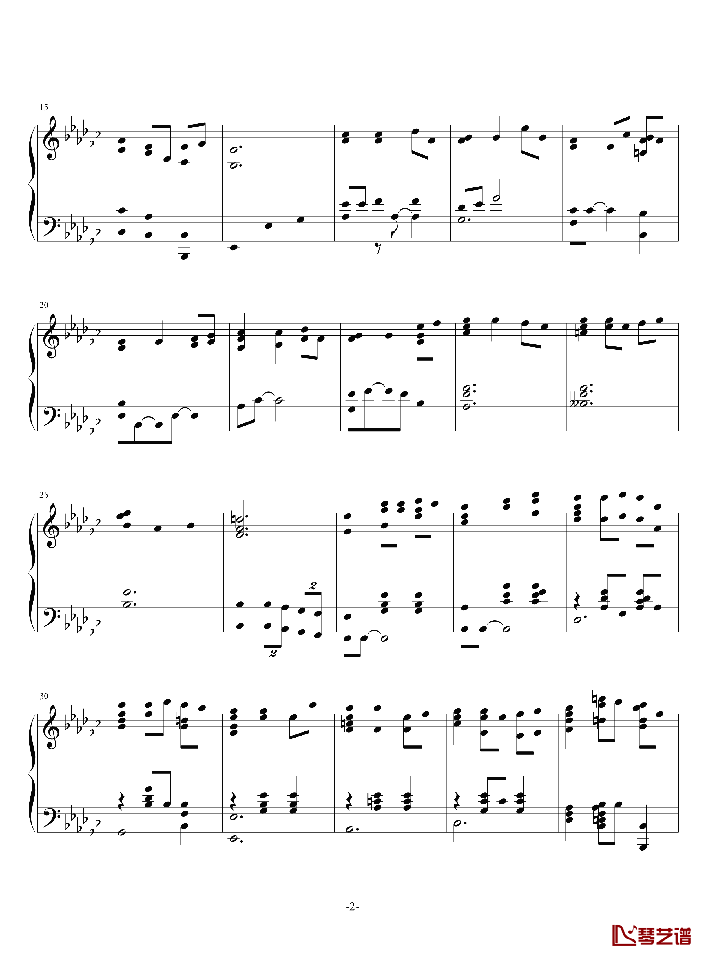 空心人偶的游乐园钢琴谱-反-aqtq314-白蔷薇组曲⒊