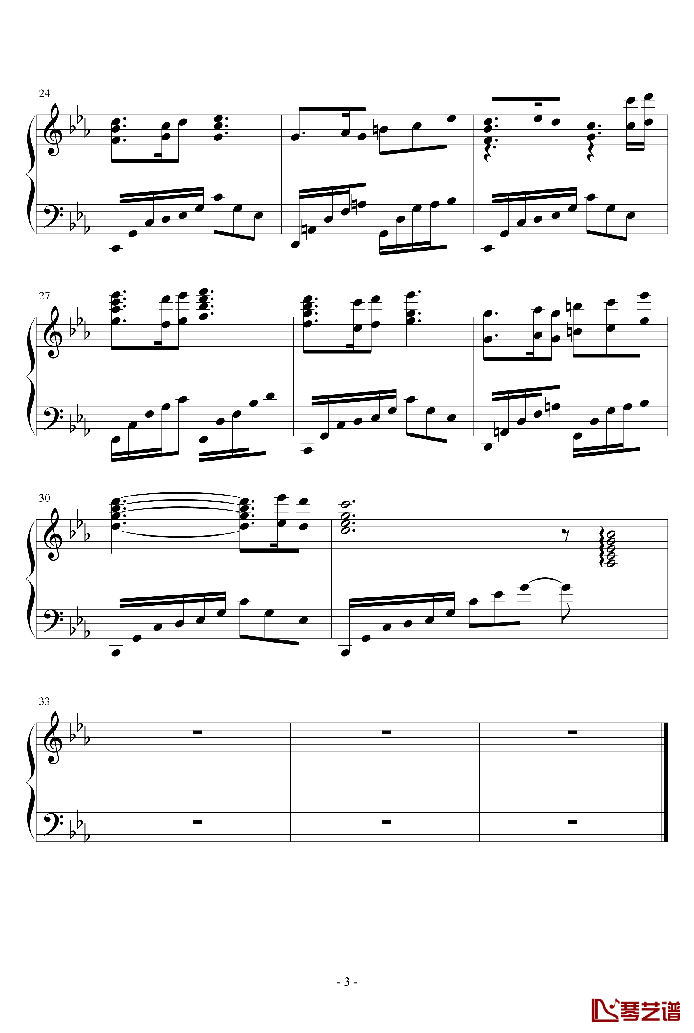 lacrimosa of dana钢琴谱-伊苏8