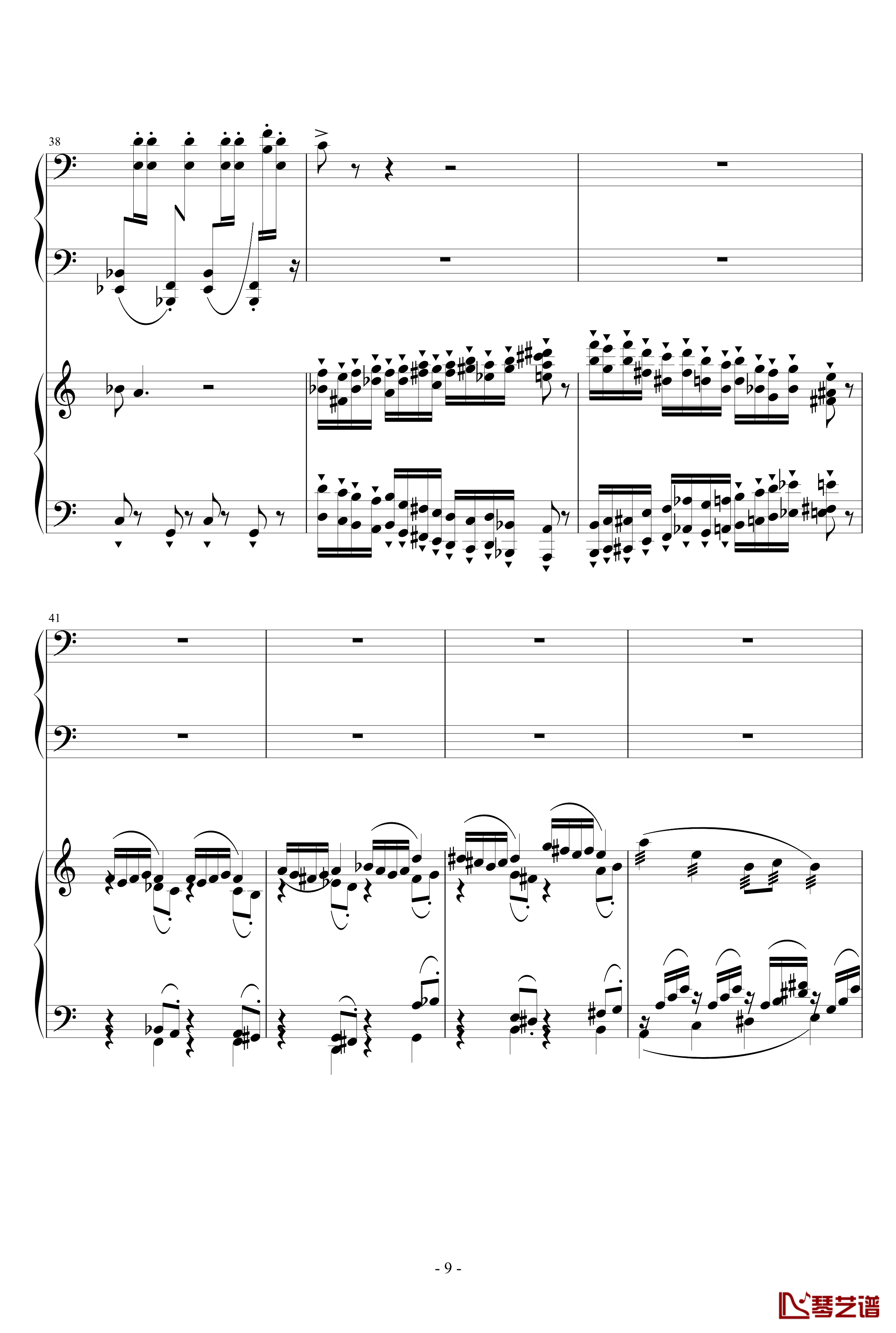 小温狂想曲2.12钢琴谱-旅游协奏曲-一个球