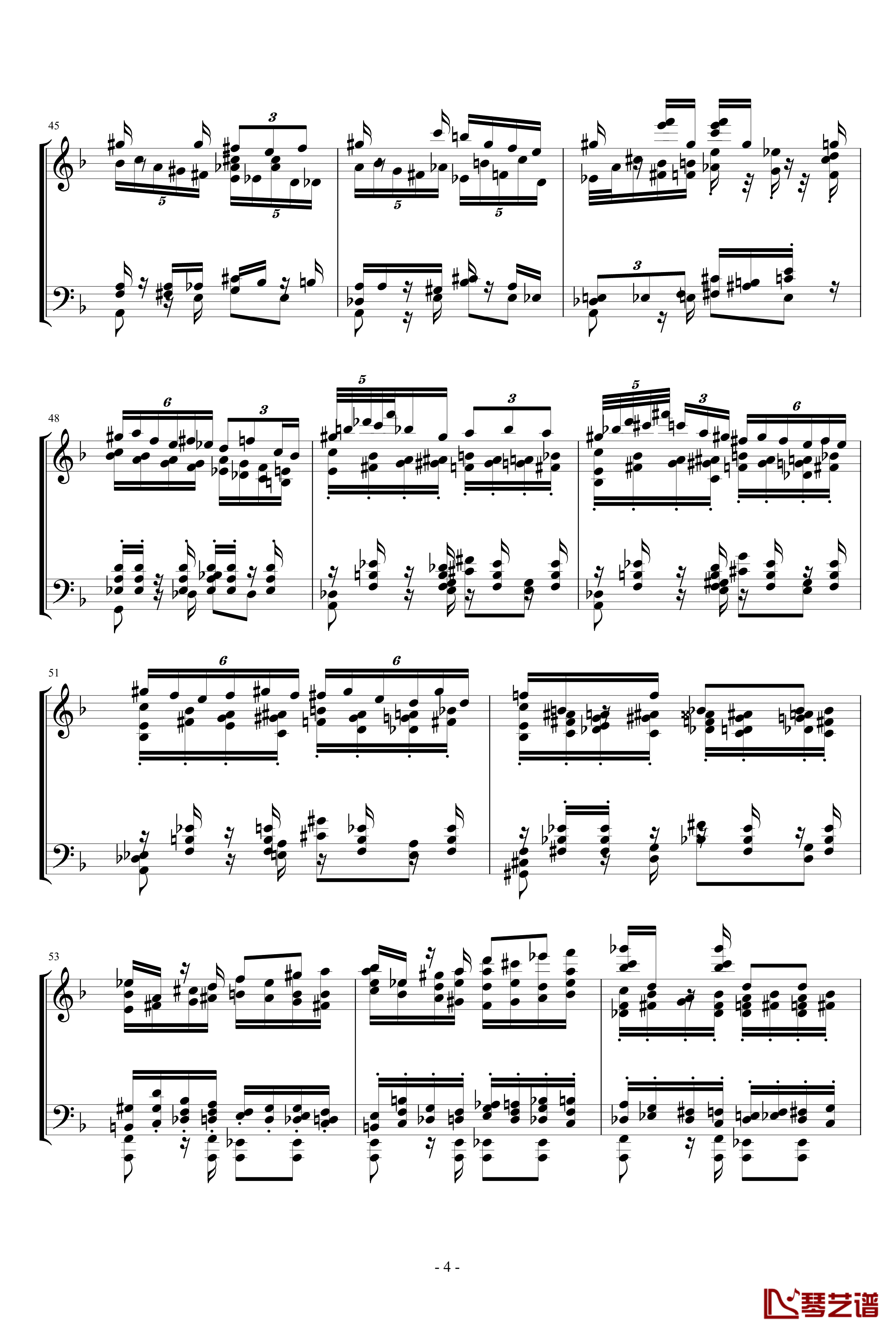 3.6分之曲钢琴谱-清代皇帝