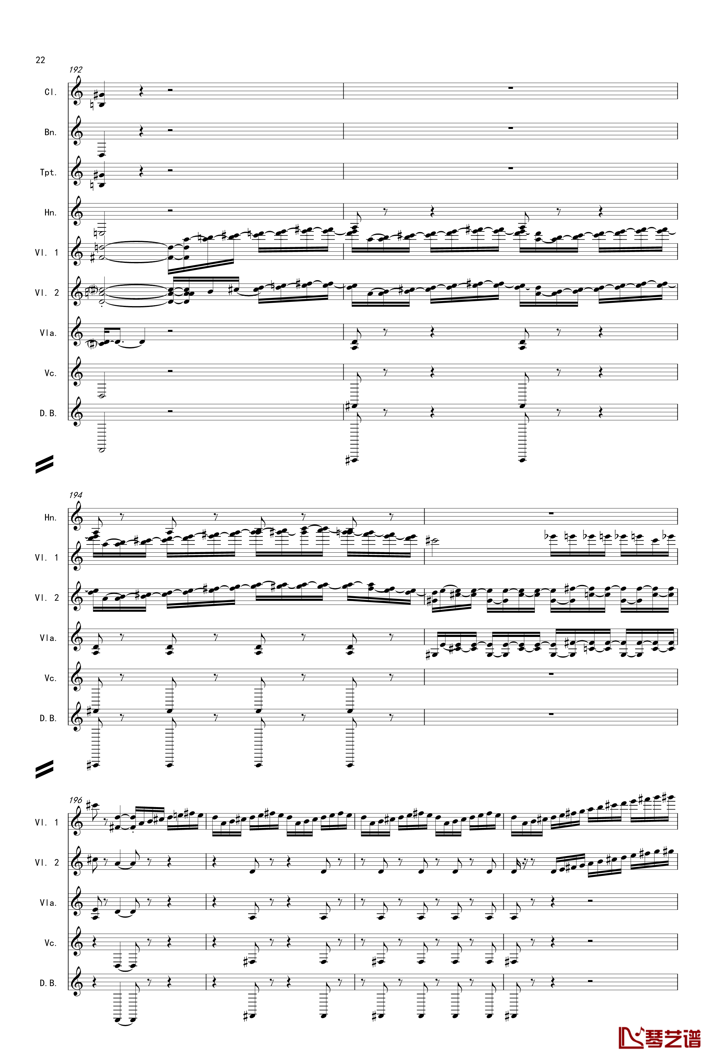 奏鸣曲之交响第14首Ⅲ钢琴谱-贝多芬-beethoven