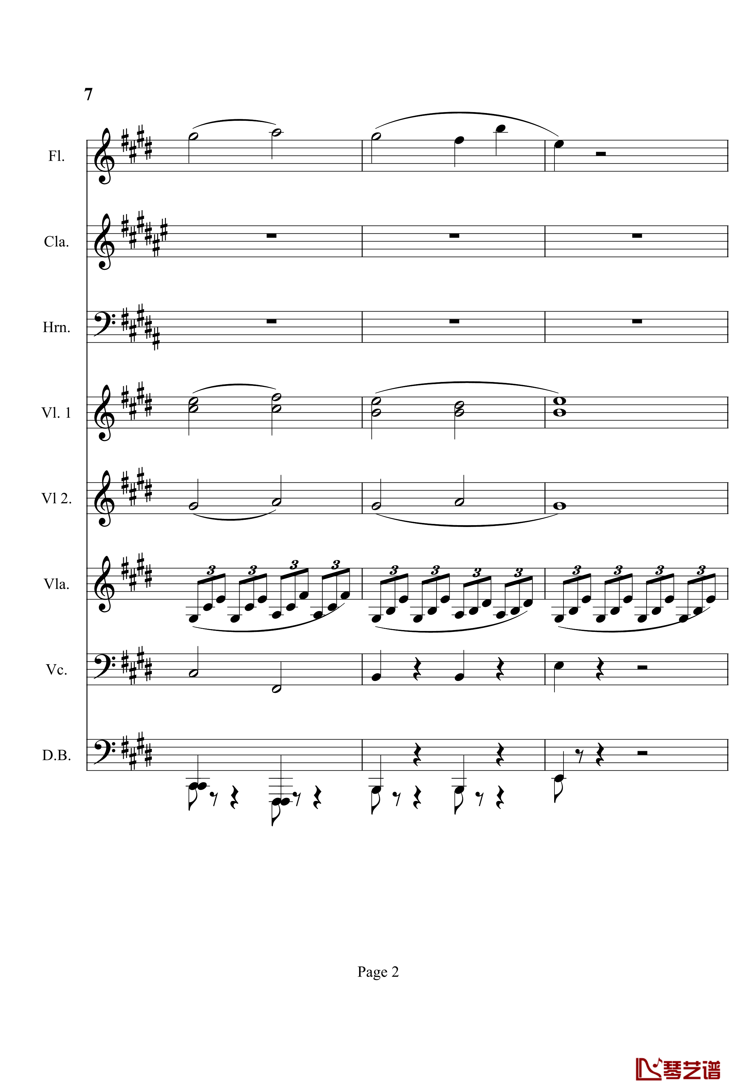奏鸣曲之交响钢琴谱-第14首-Ⅰ-贝多芬-beethoven
