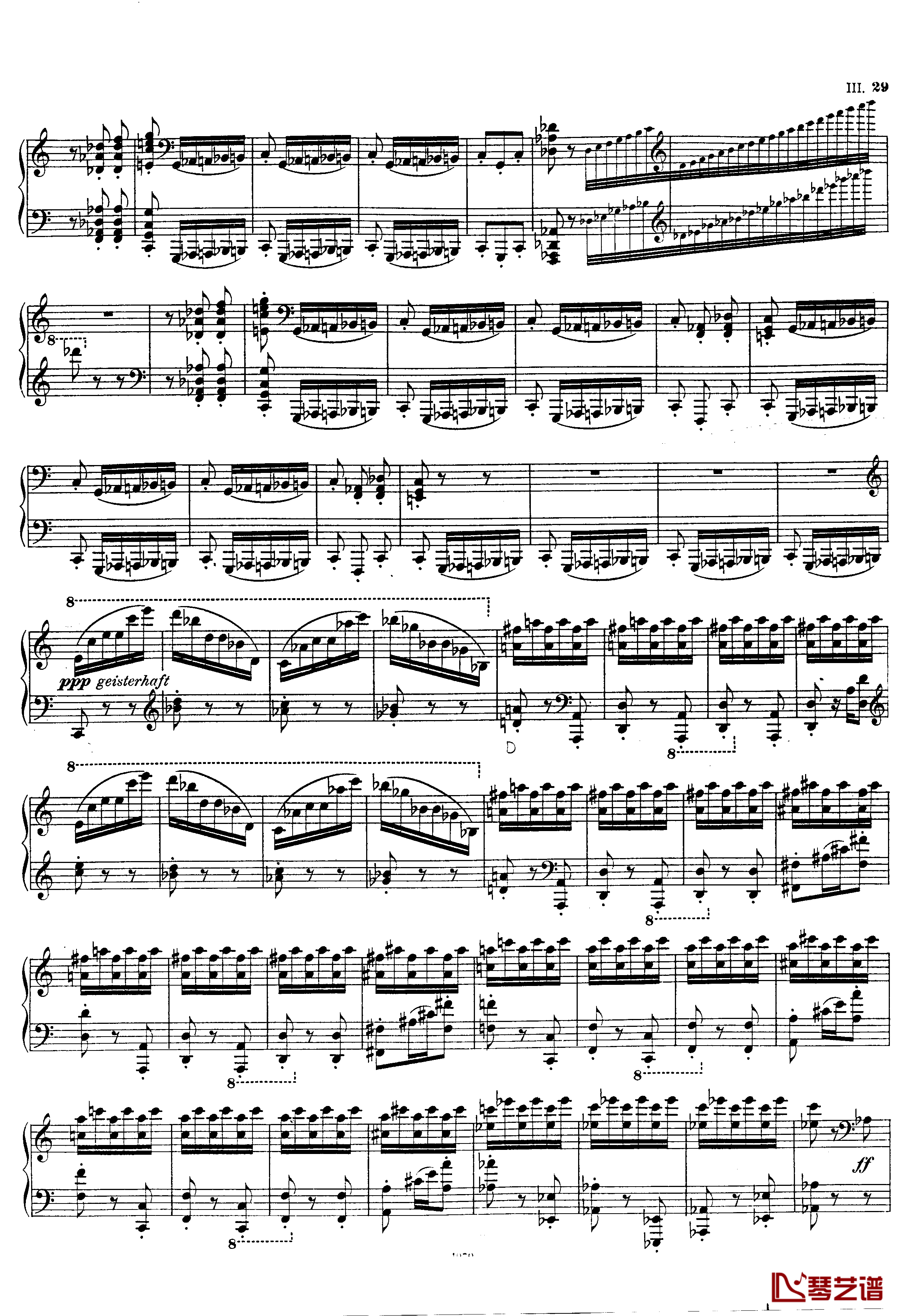 幽灵船Op.1钢琴谱-陶西格
