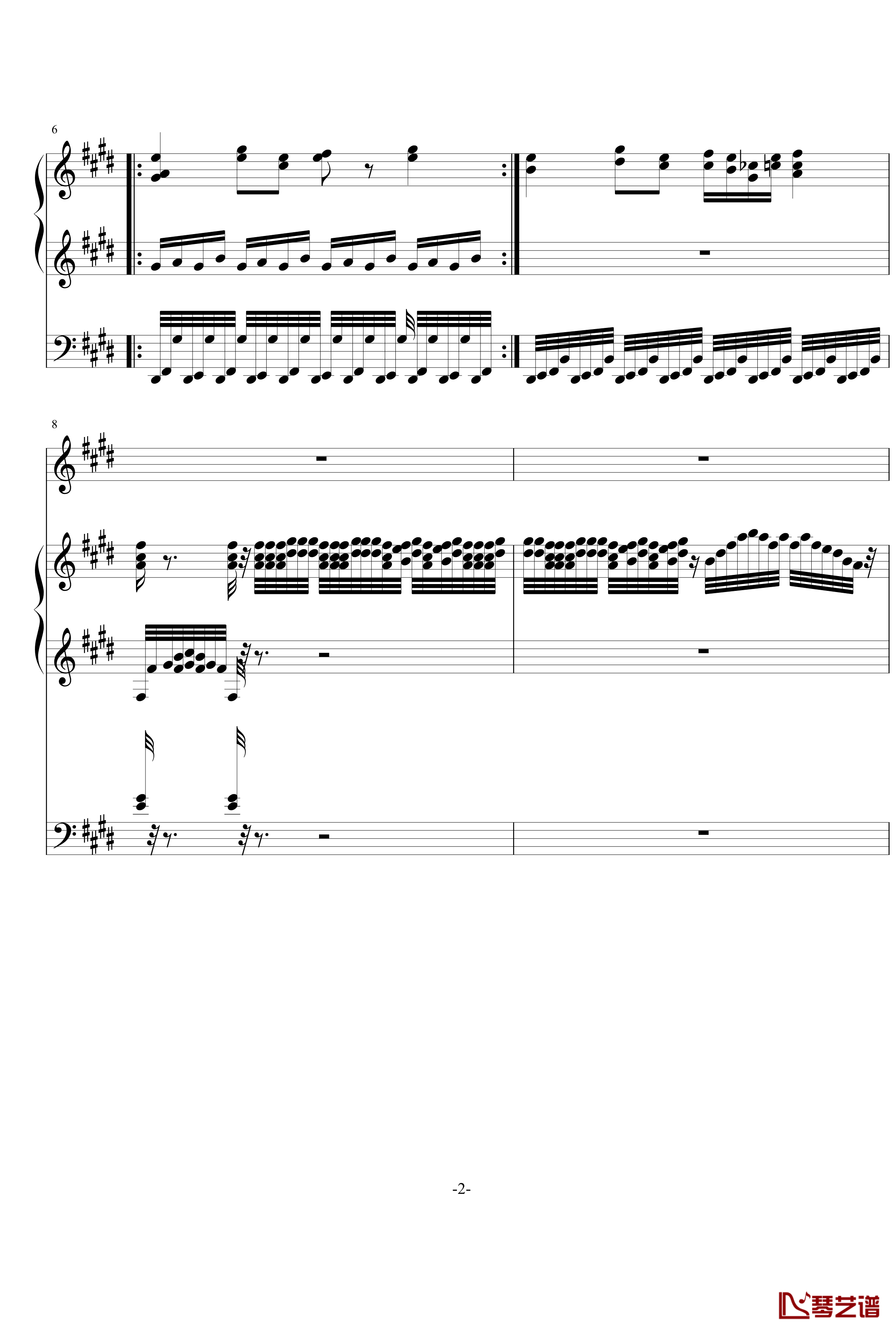 鸣钢琴谱-FIRSTONE