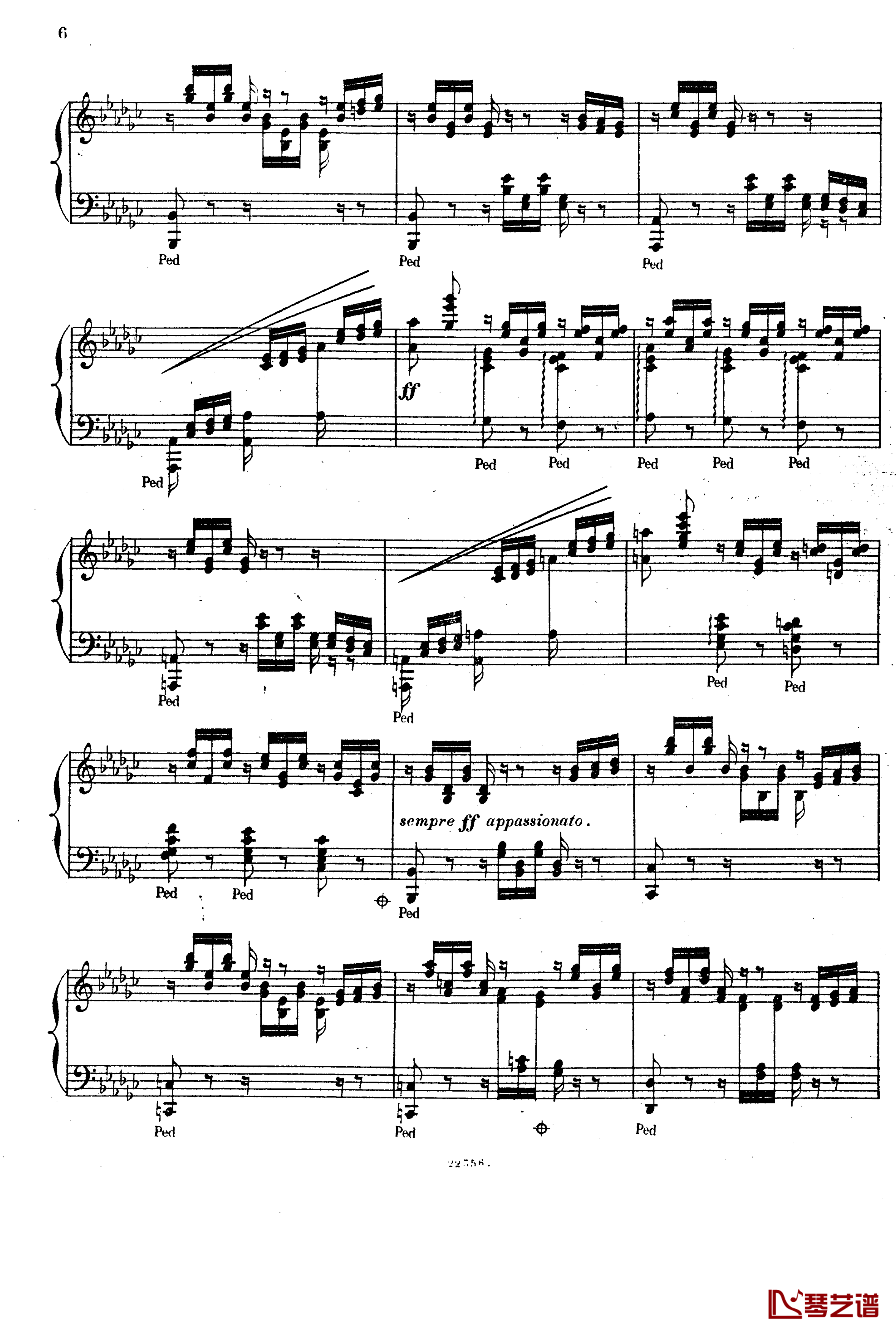  前奏曲与赋格 Op.6钢琴谱-斯甘巴蒂