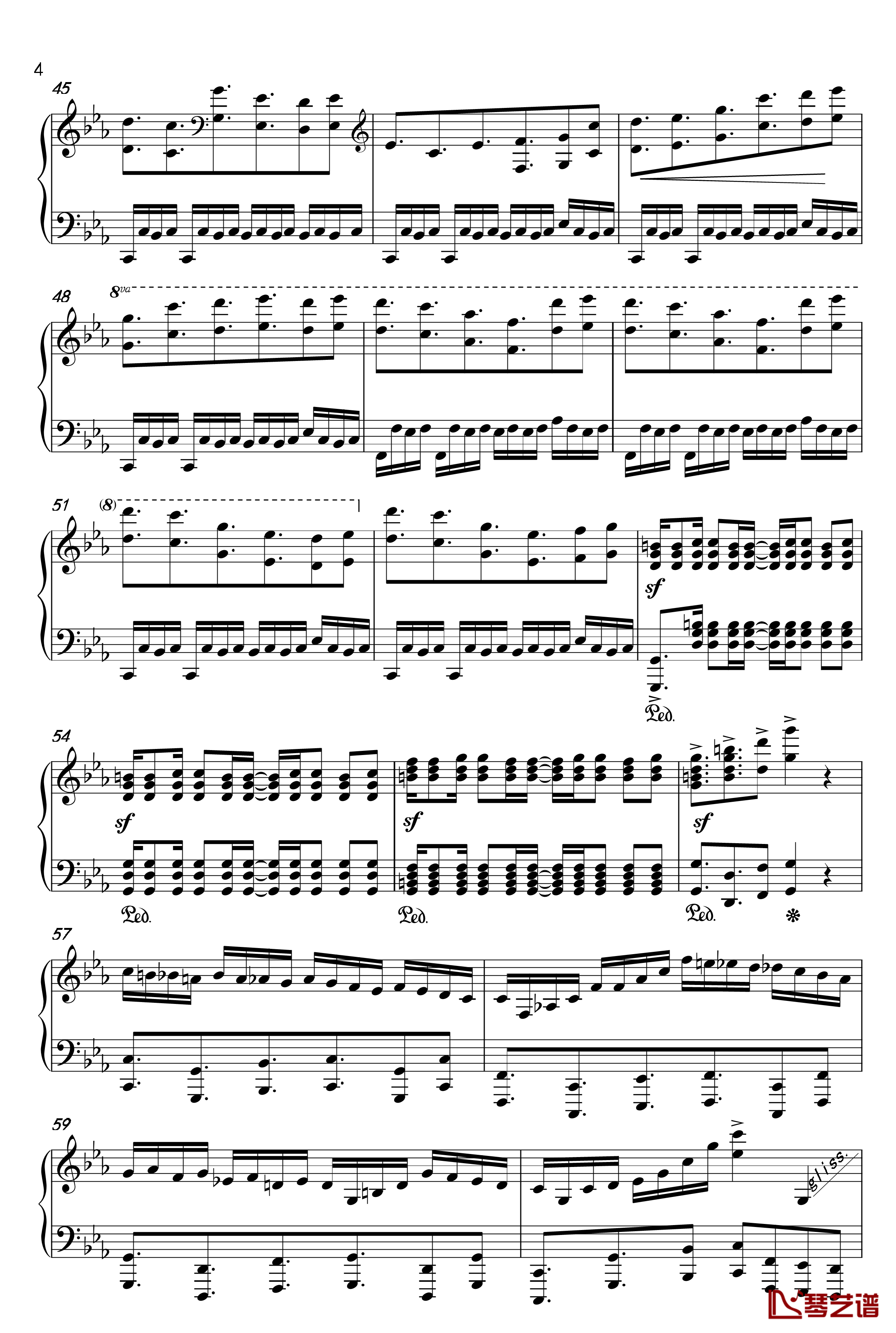 古巴 钢琴谱-最接近原版-马克西姆-Maksim·Mrvica