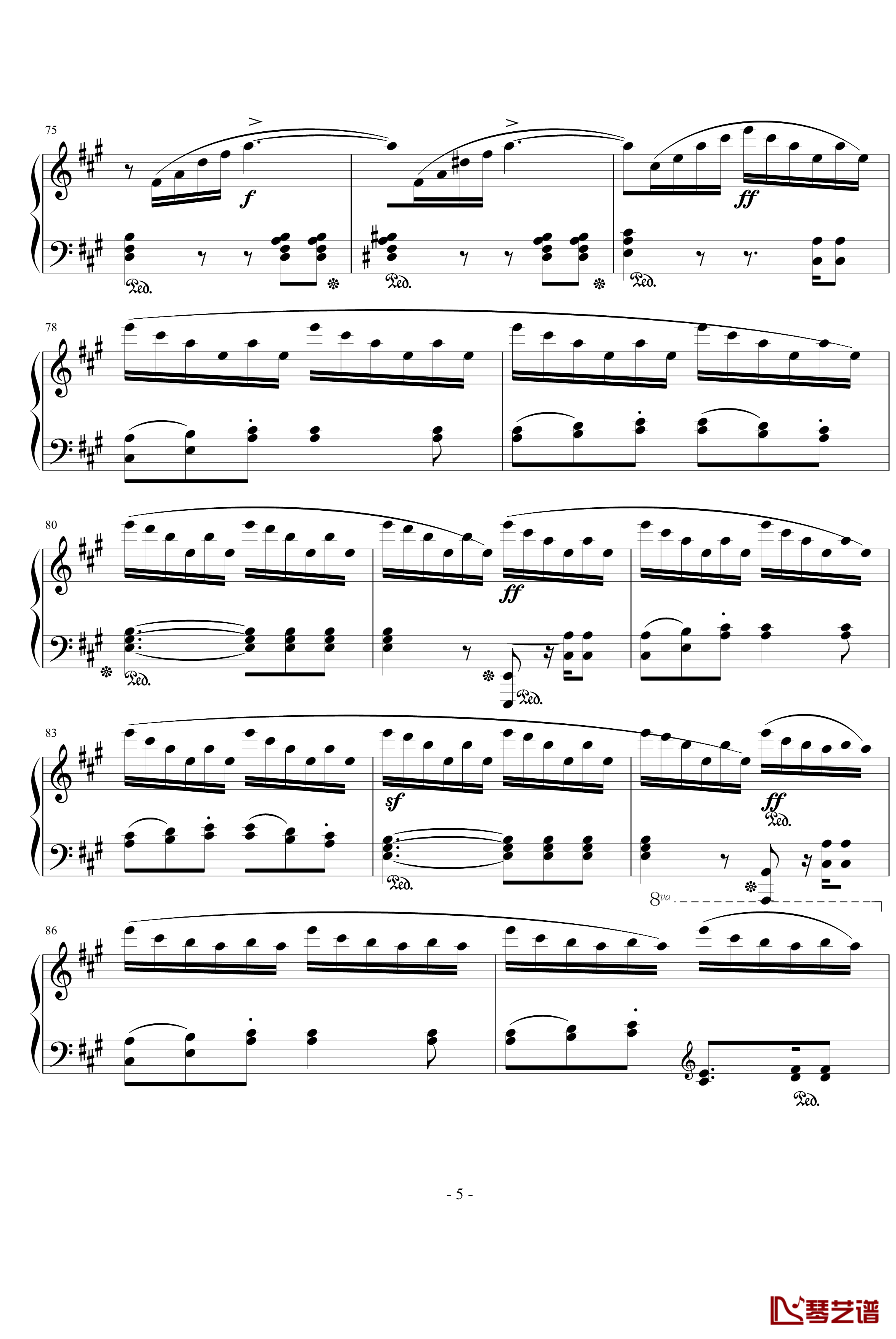 无言歌Op.19No.3钢琴谱-门德尔松