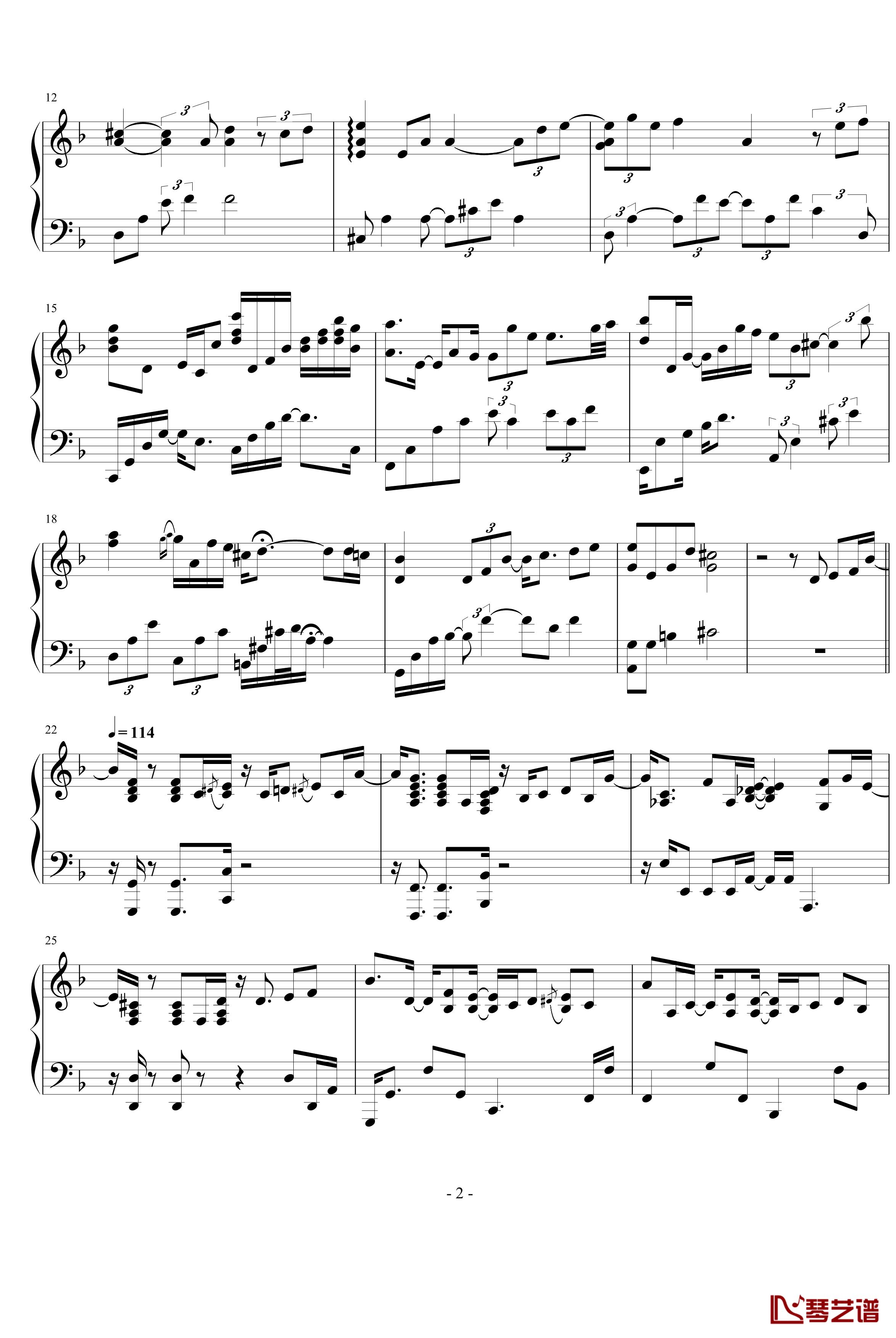 Autumn Leaves钢琴谱-完美演奏版-Yiruma