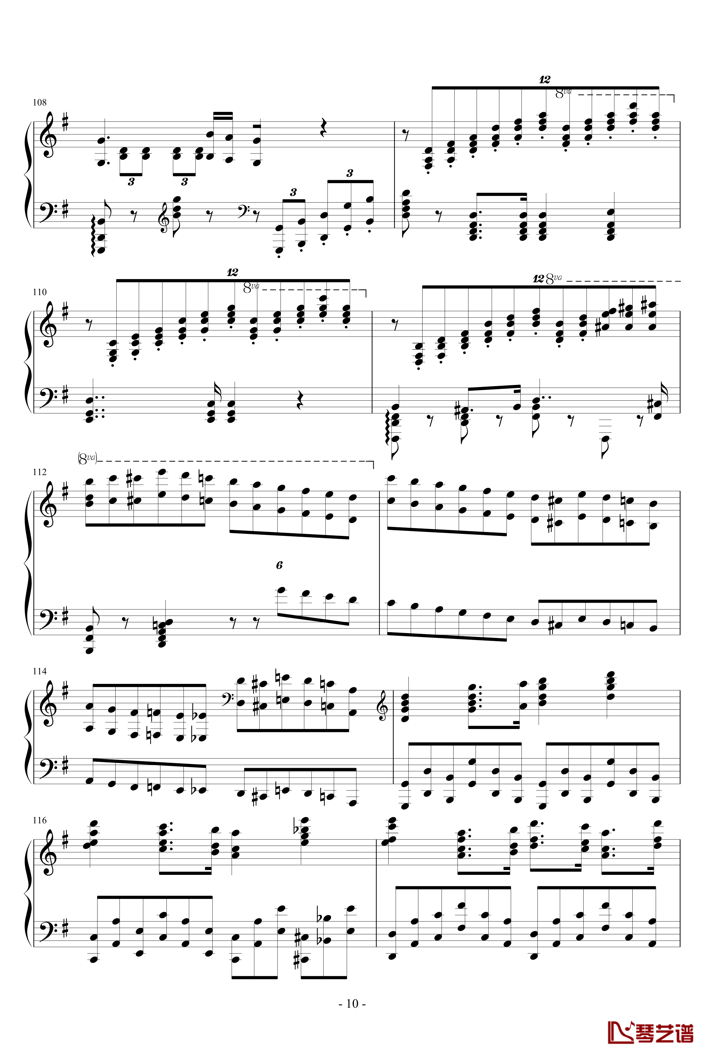 诺玛的回忆钢琴谱-十大最难钢琴曲之一-李斯特