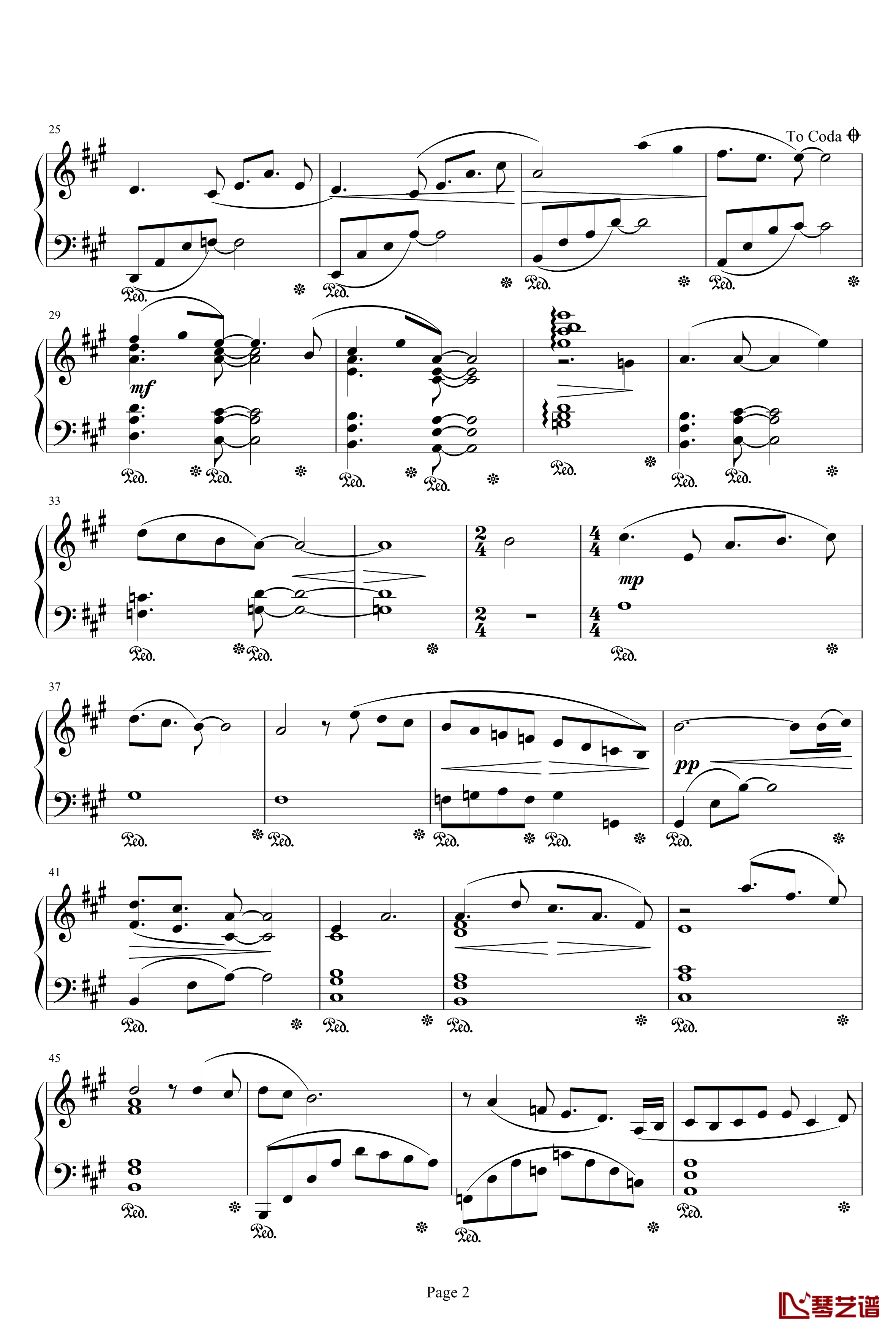 ピサイト钢琴谱-最终幻想