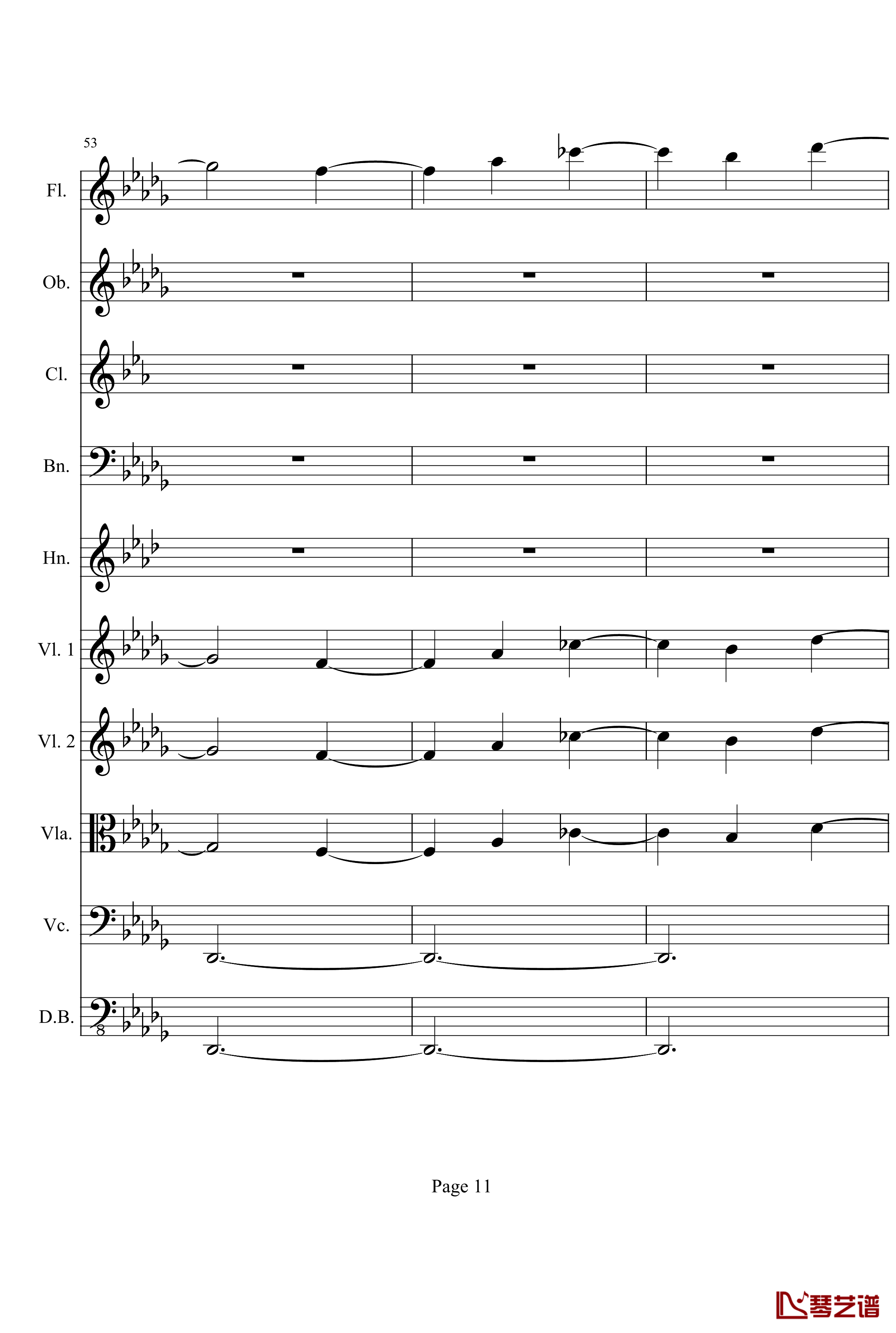奏鸣曲之交响钢琴谱-第14首-Ⅱ-贝多芬-beethoven