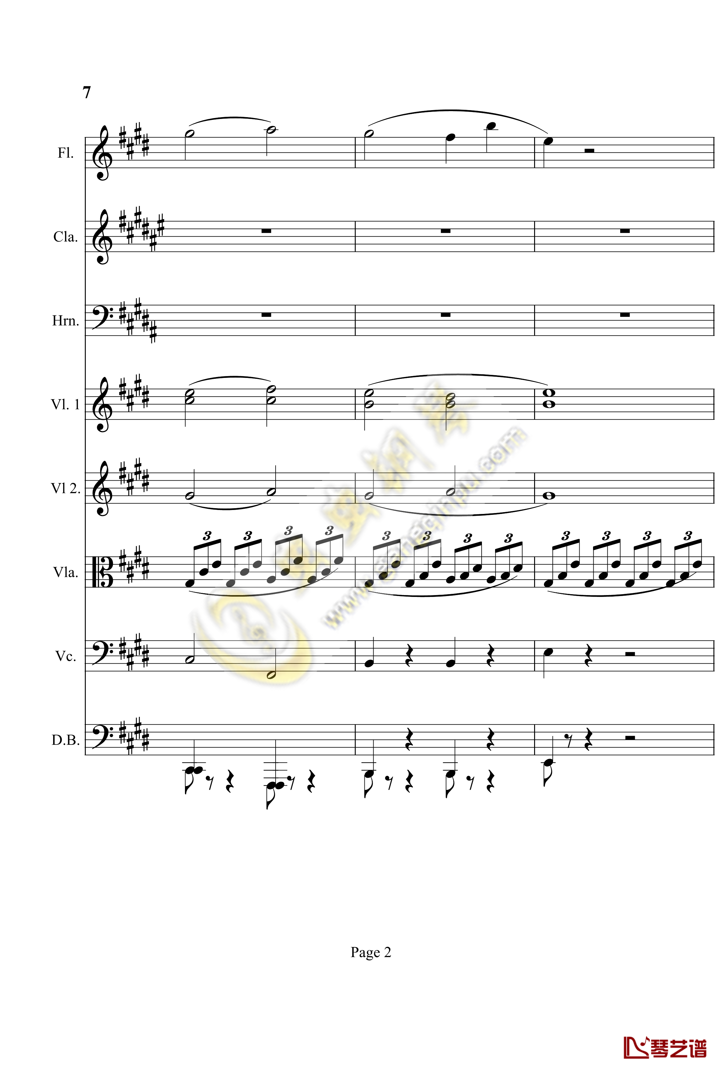 奏鸣曲之交响第14首钢琴谱-贝多芬-beethoven