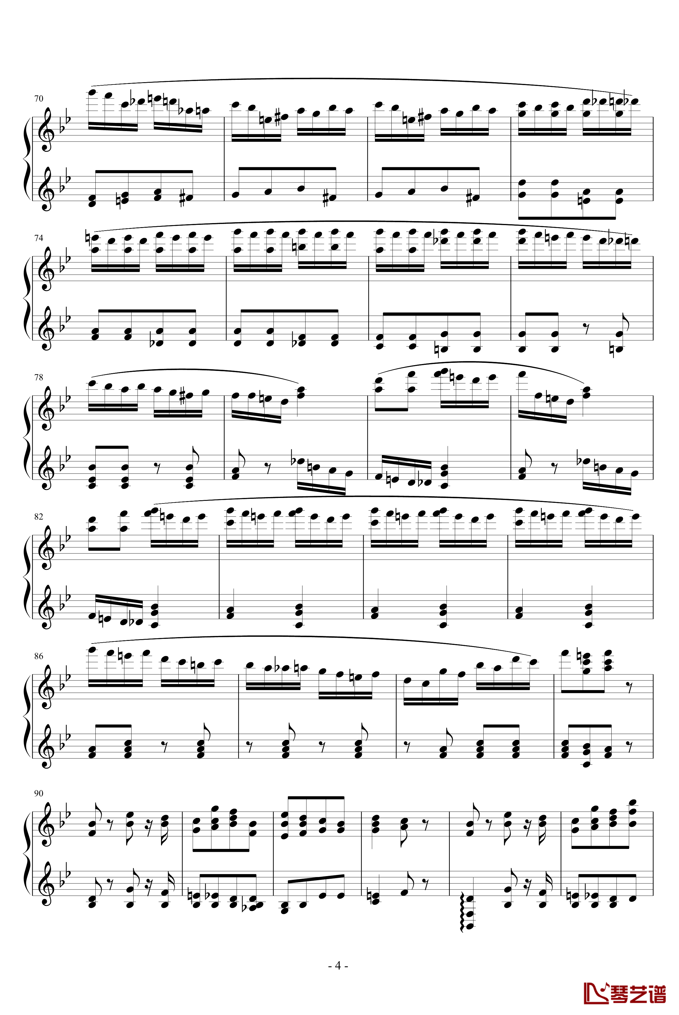 胡桃夹子序曲钢琴谱-柴科夫斯基-Peter Ilyich Tchaikovsky