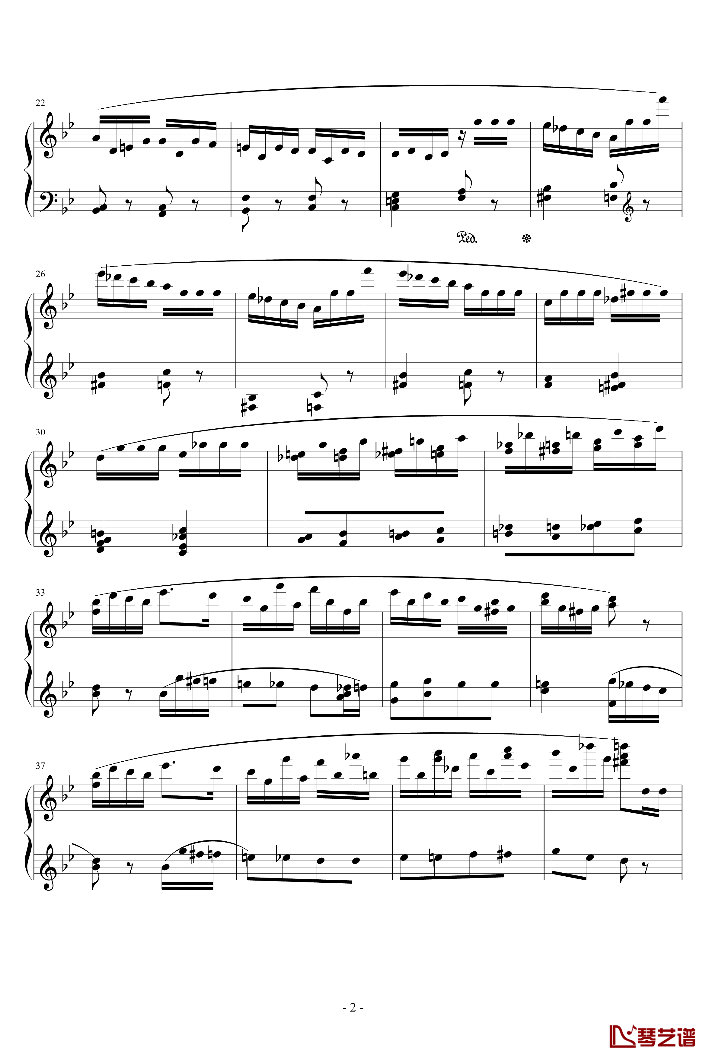 胡桃夹子序曲钢琴谱-柴科夫斯基-Peter Ilyich Tchaikovsky