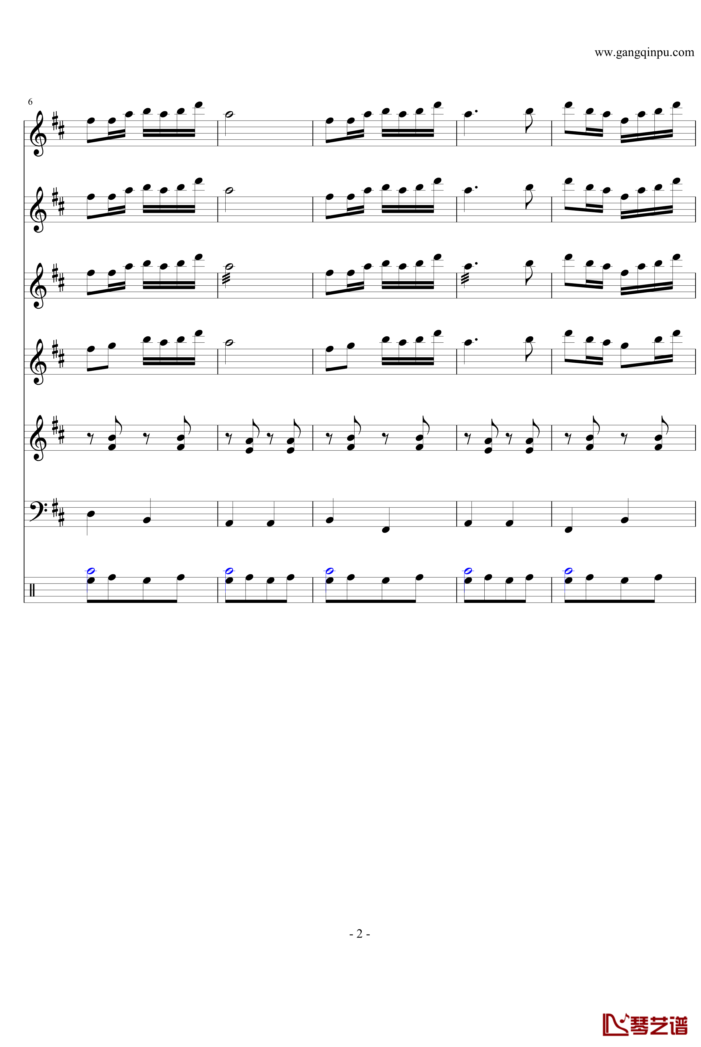 紫竹调钢琴谱-民乐版-中国名曲