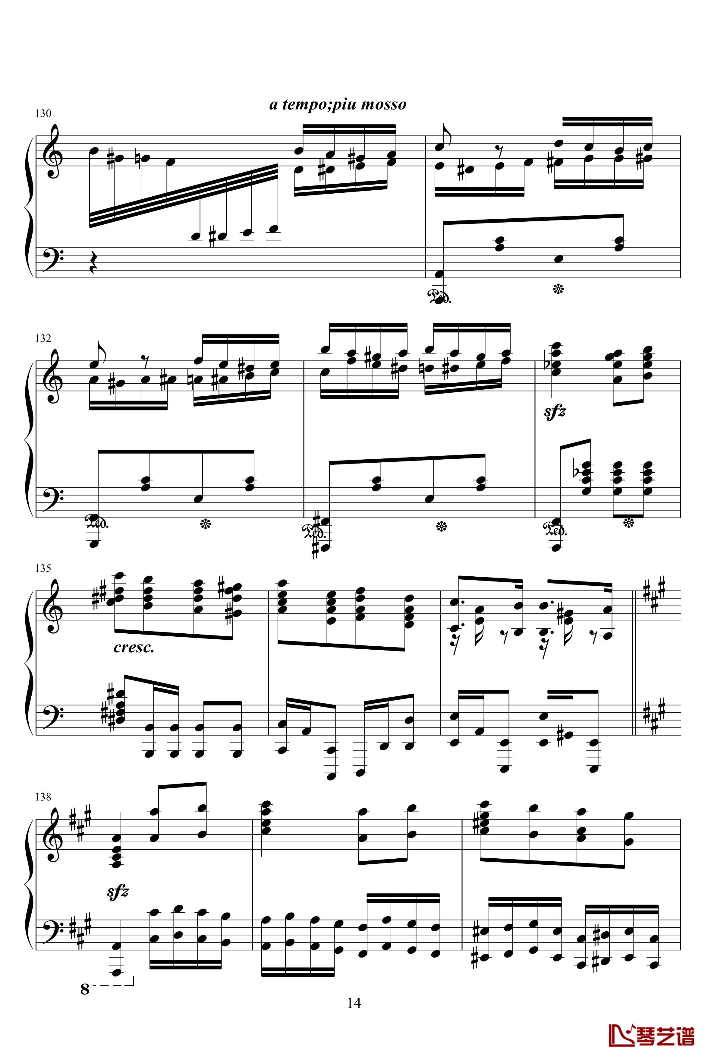 土耳其进行曲钢琴谱-原版-莫扎特-瓦洛多斯
