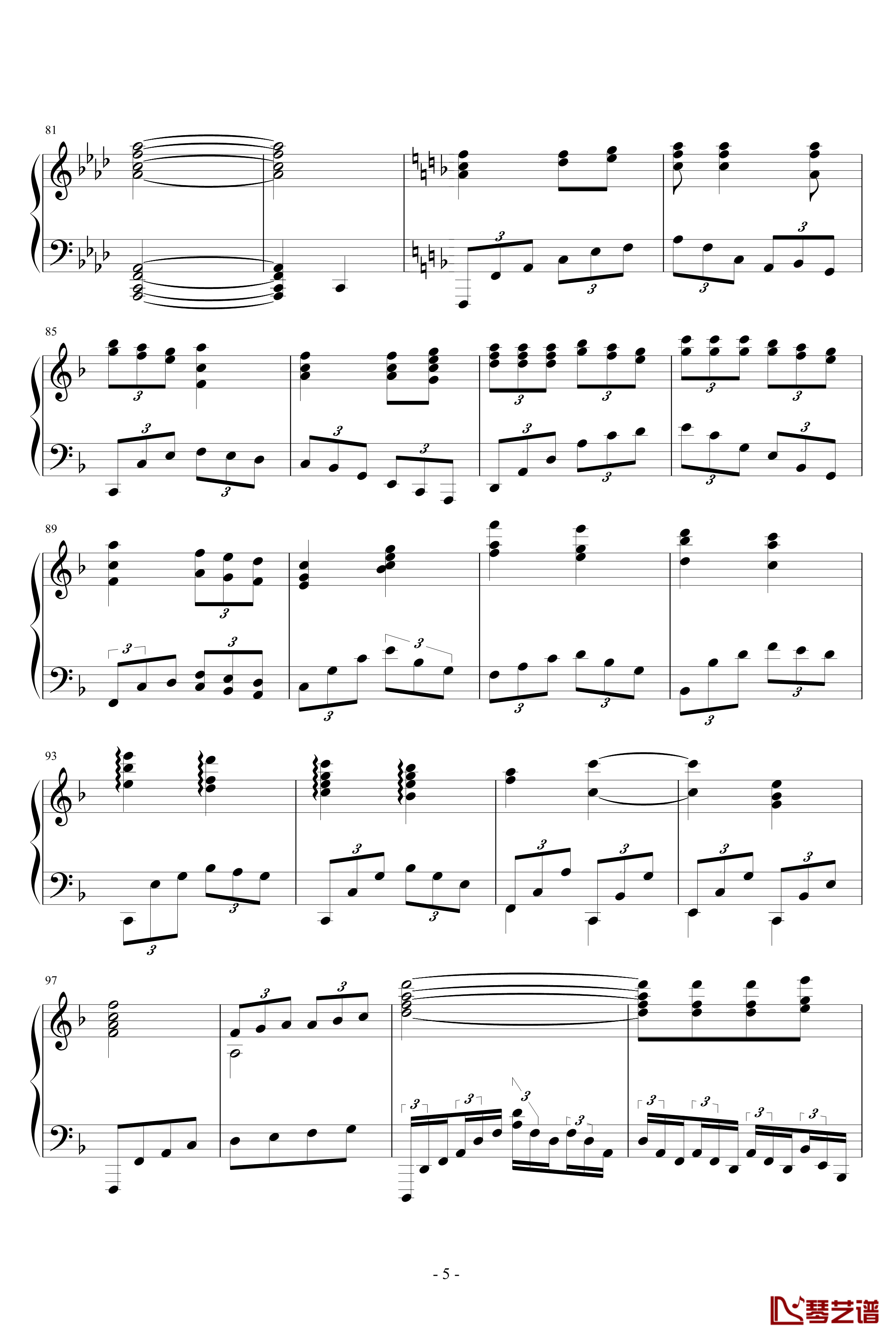 F小调前奏曲钢琴谱-PARROT186