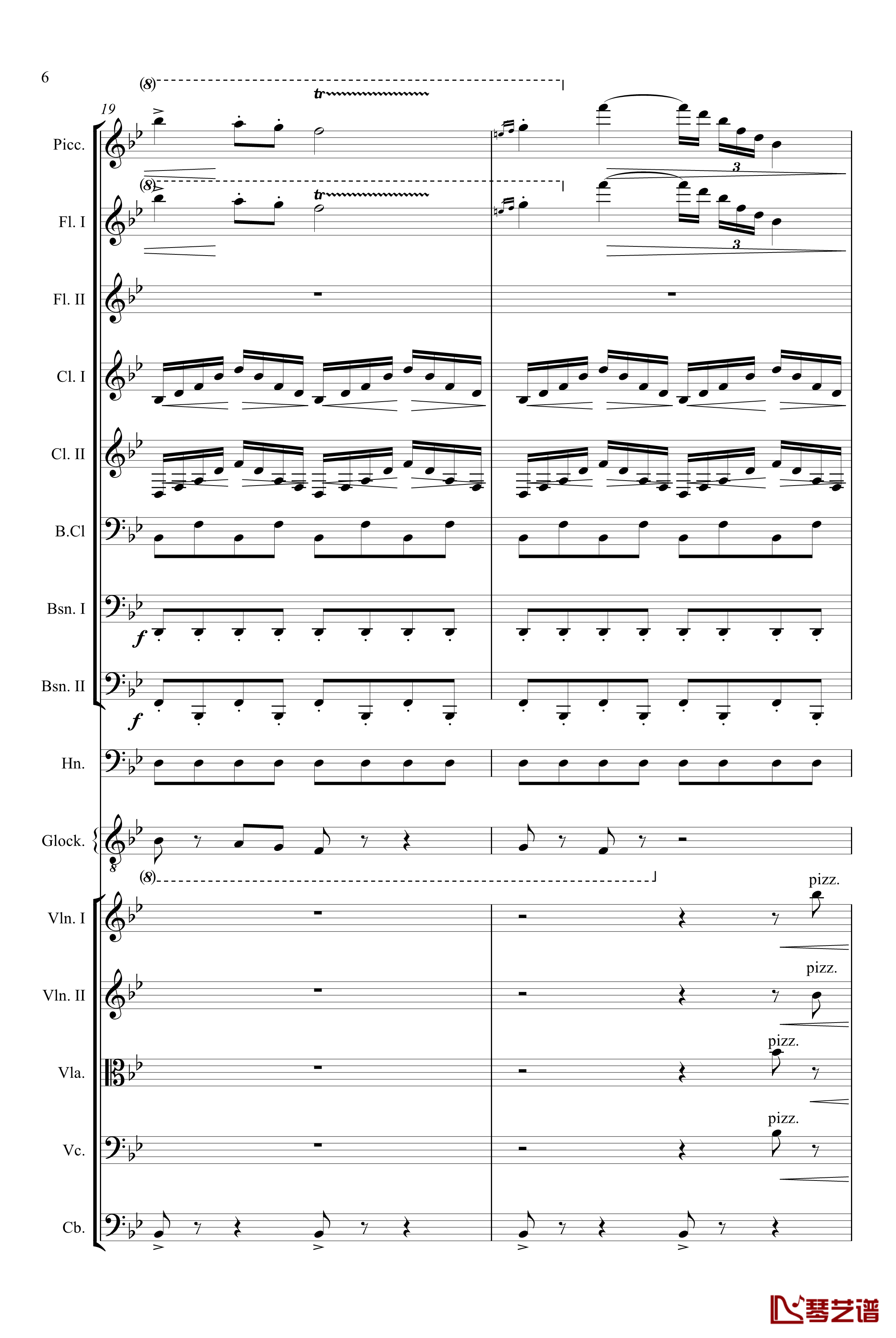 胡桃夹子组曲茶钢琴谱-柴科夫斯基-Peter Ilyich Tchaikovsky