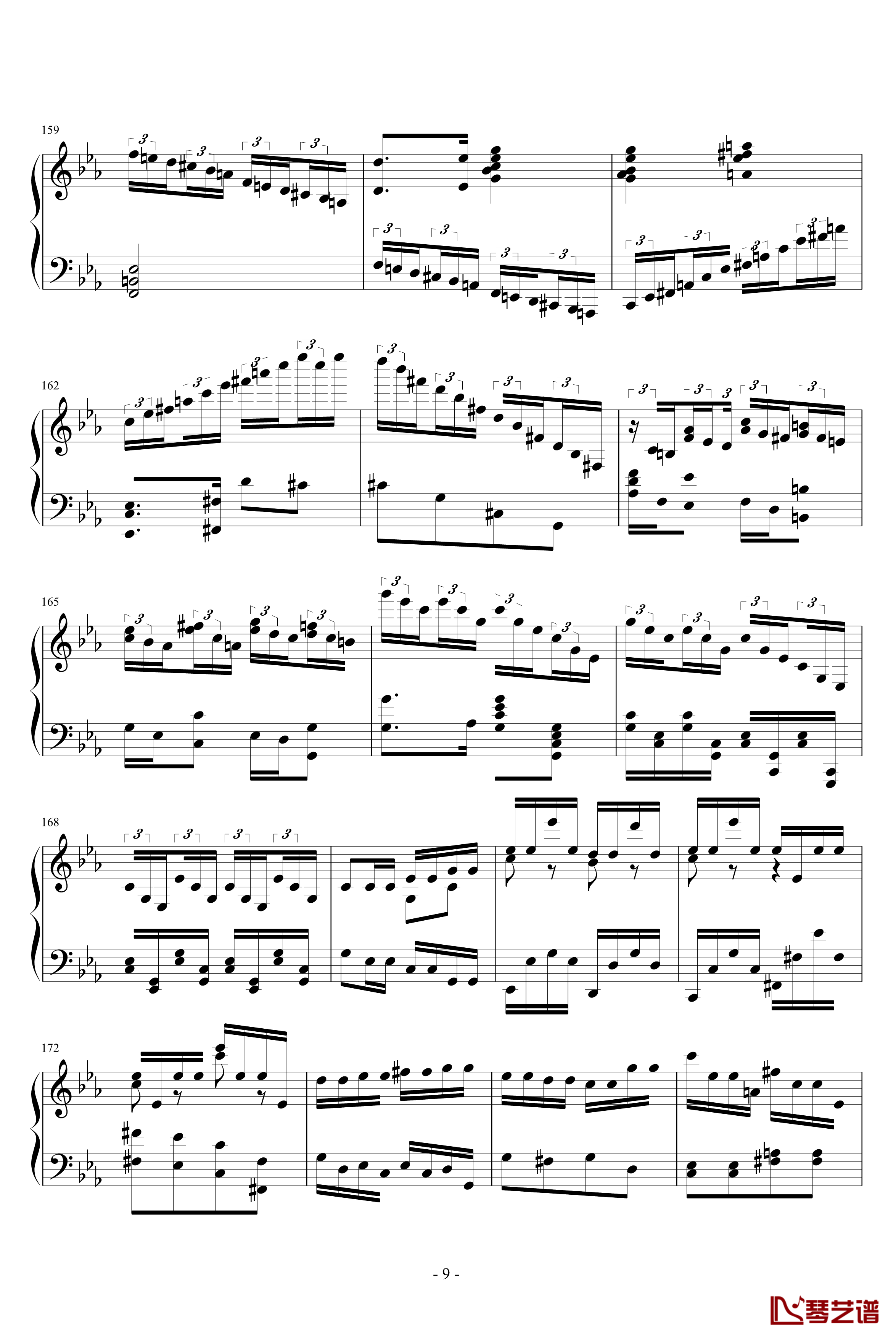 C小调斯拉夫主题变奏曲钢琴谱-PARROT186