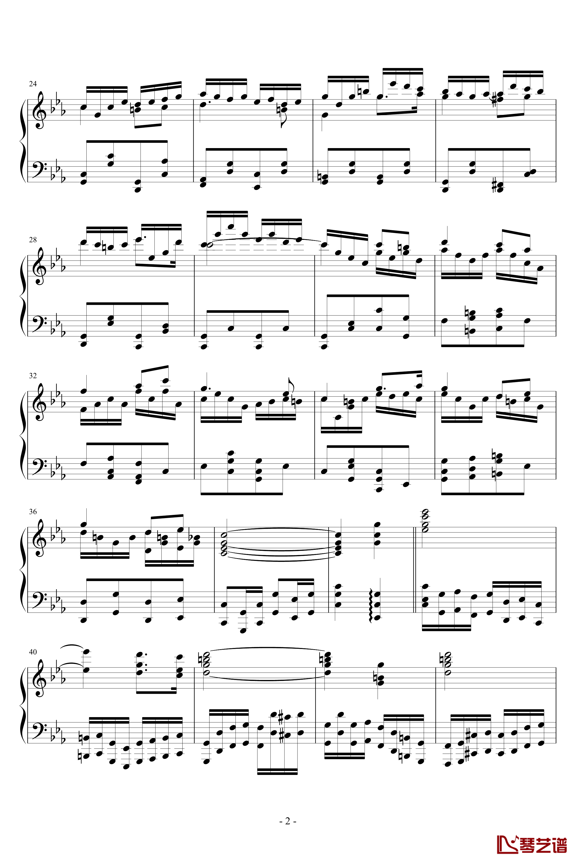 C小调斯拉夫主题变奏曲钢琴谱-PARROT186