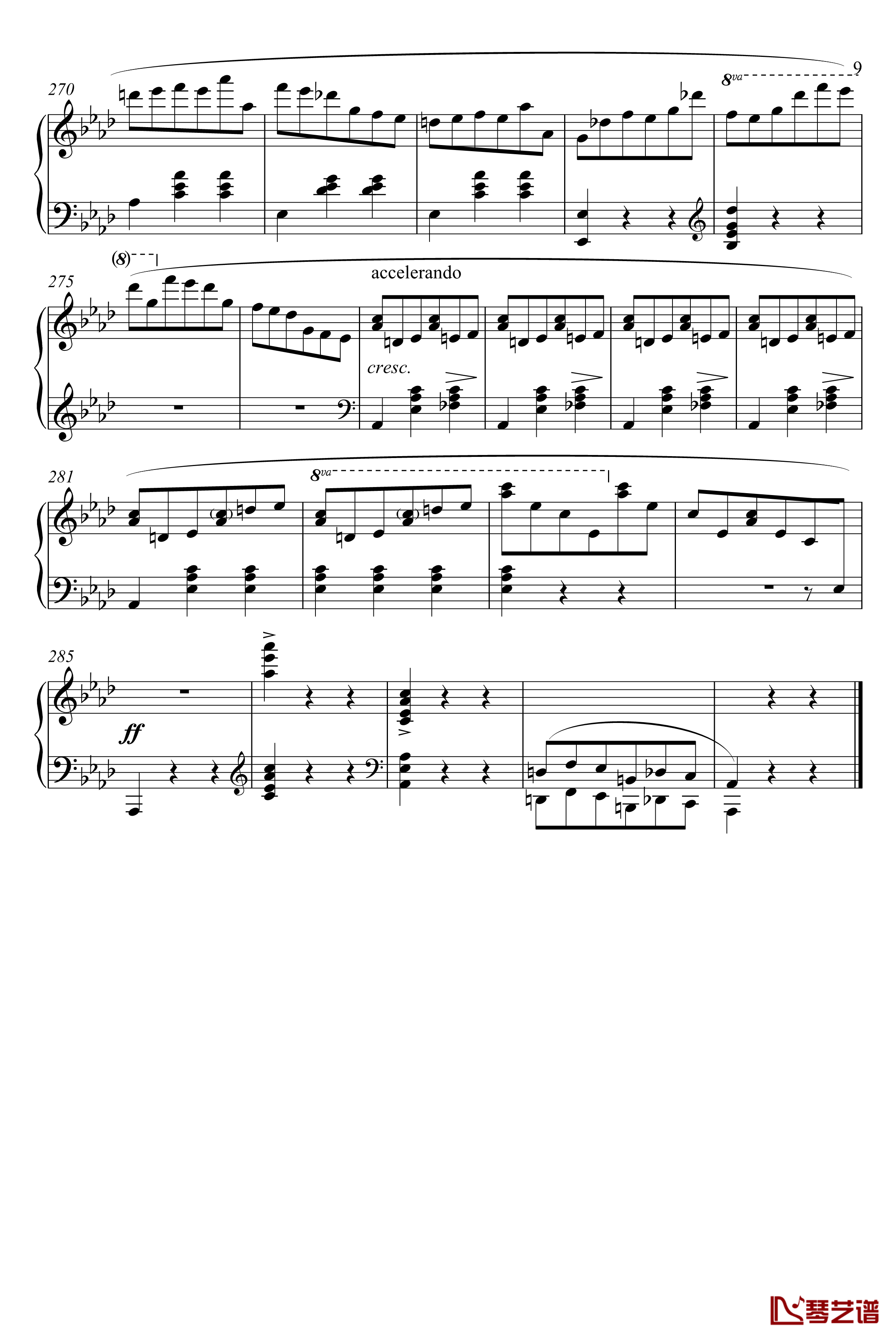waltz No.5钢琴谱-肖邦-chopin