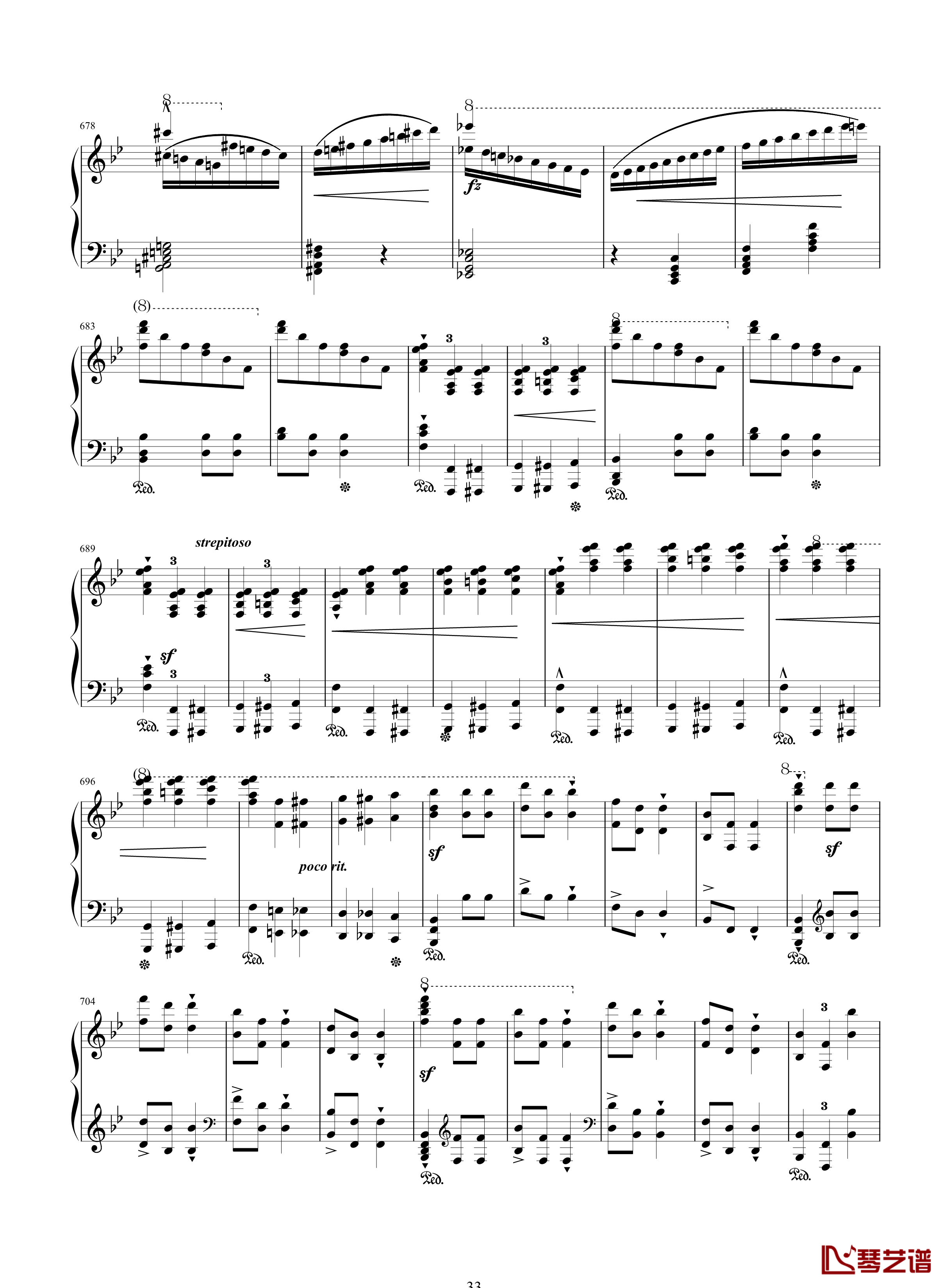 唐璜的回忆钢琴谱-34页全谱-李斯特