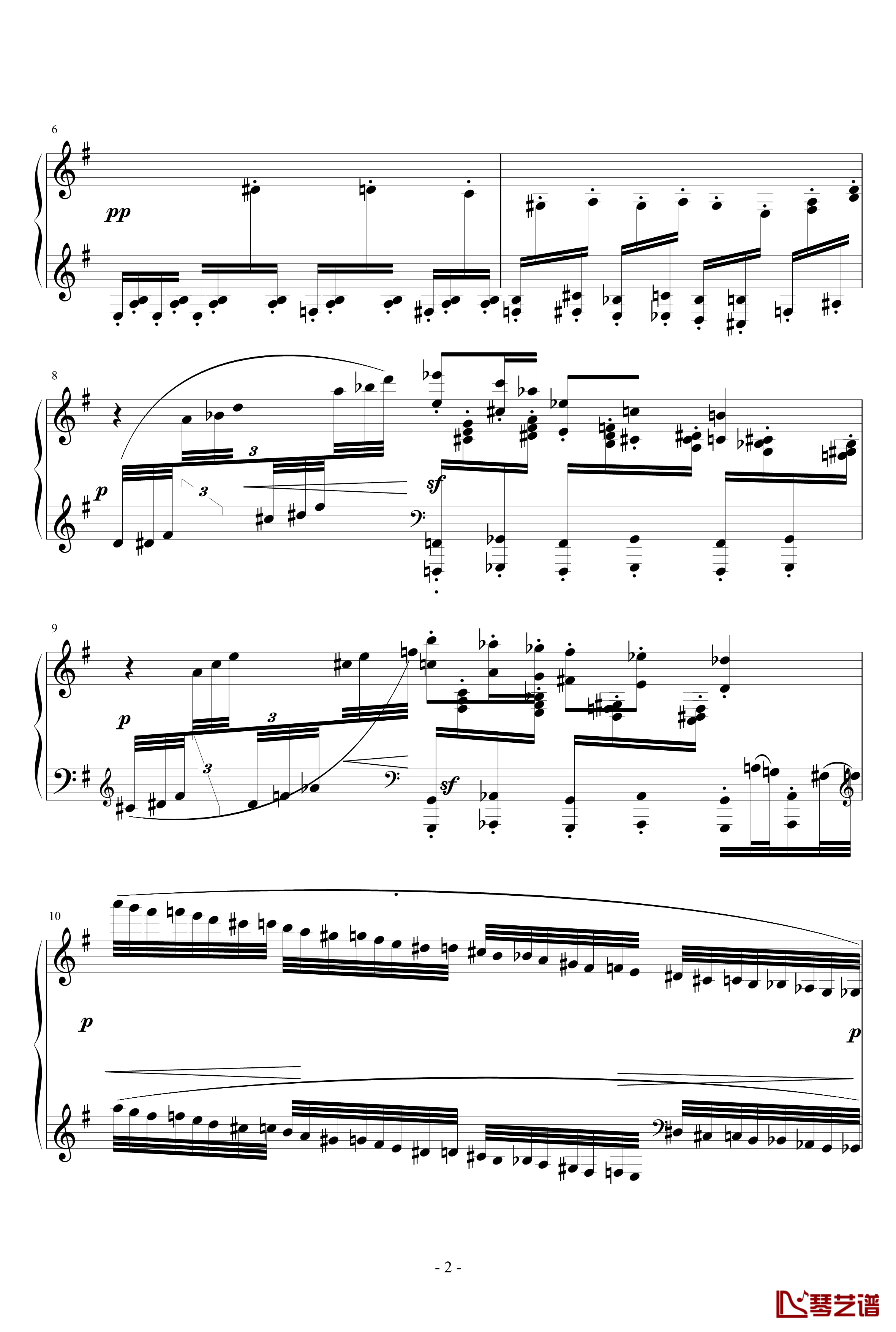 Capriccio in G Major钢琴谱-一个球