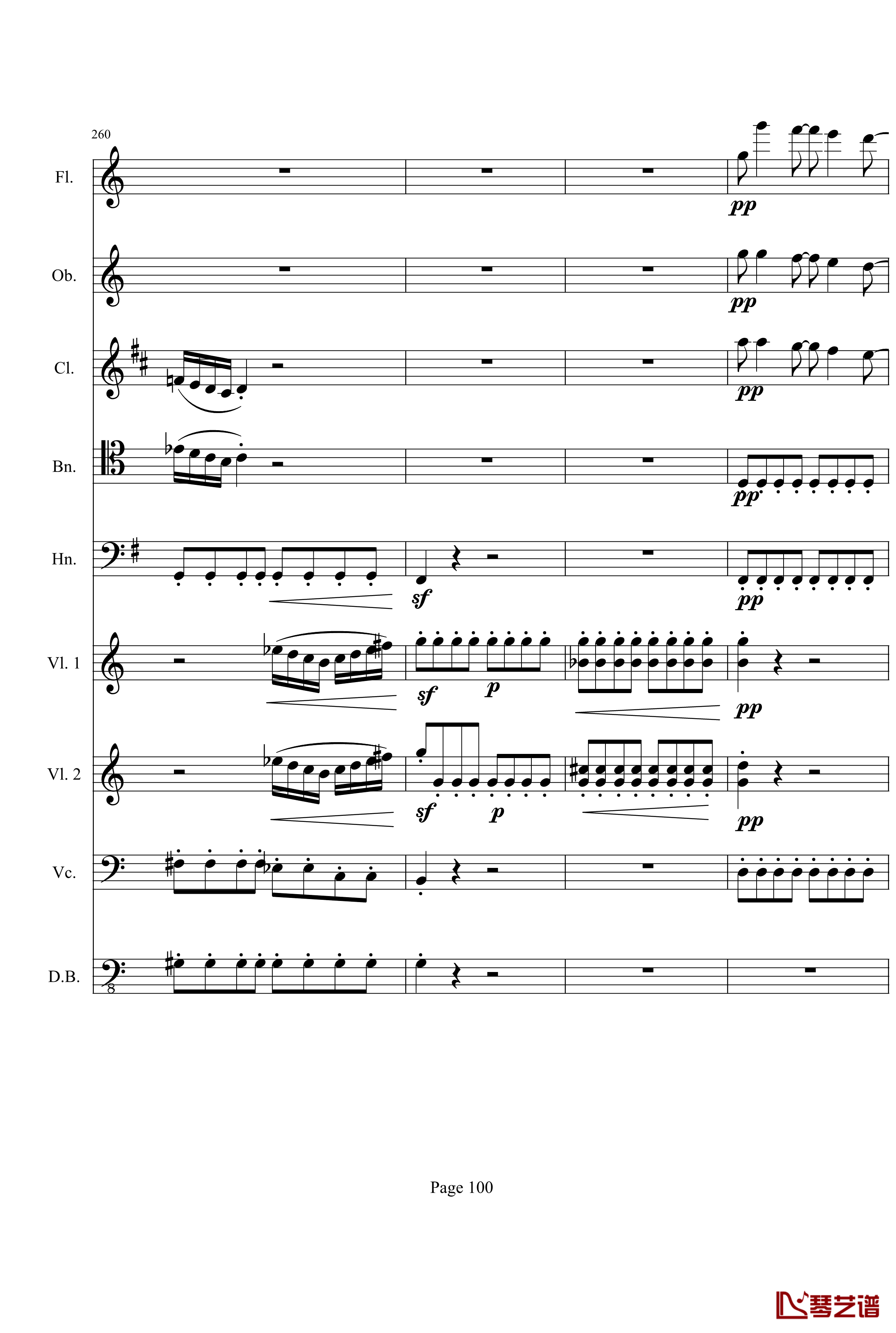 奏鸣曲之交响钢琴谱-第21-Ⅰ-贝多芬-beethoven