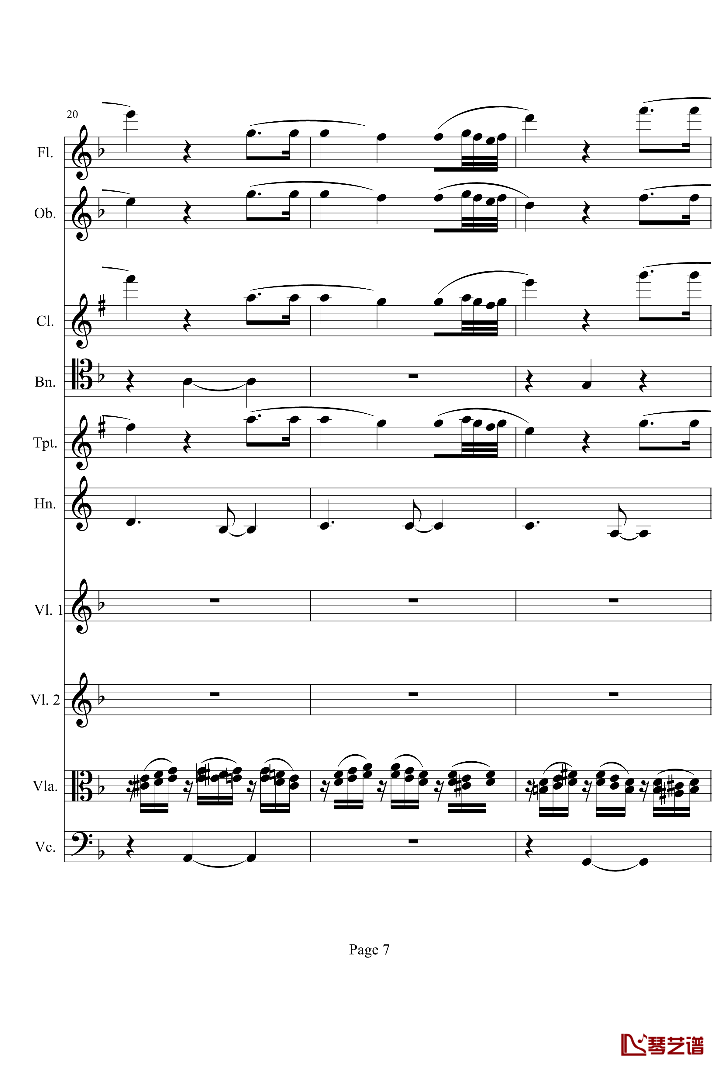 奏鸣曲之交响钢琴谱-第1首-Ⅱ-贝多芬-beethoven
