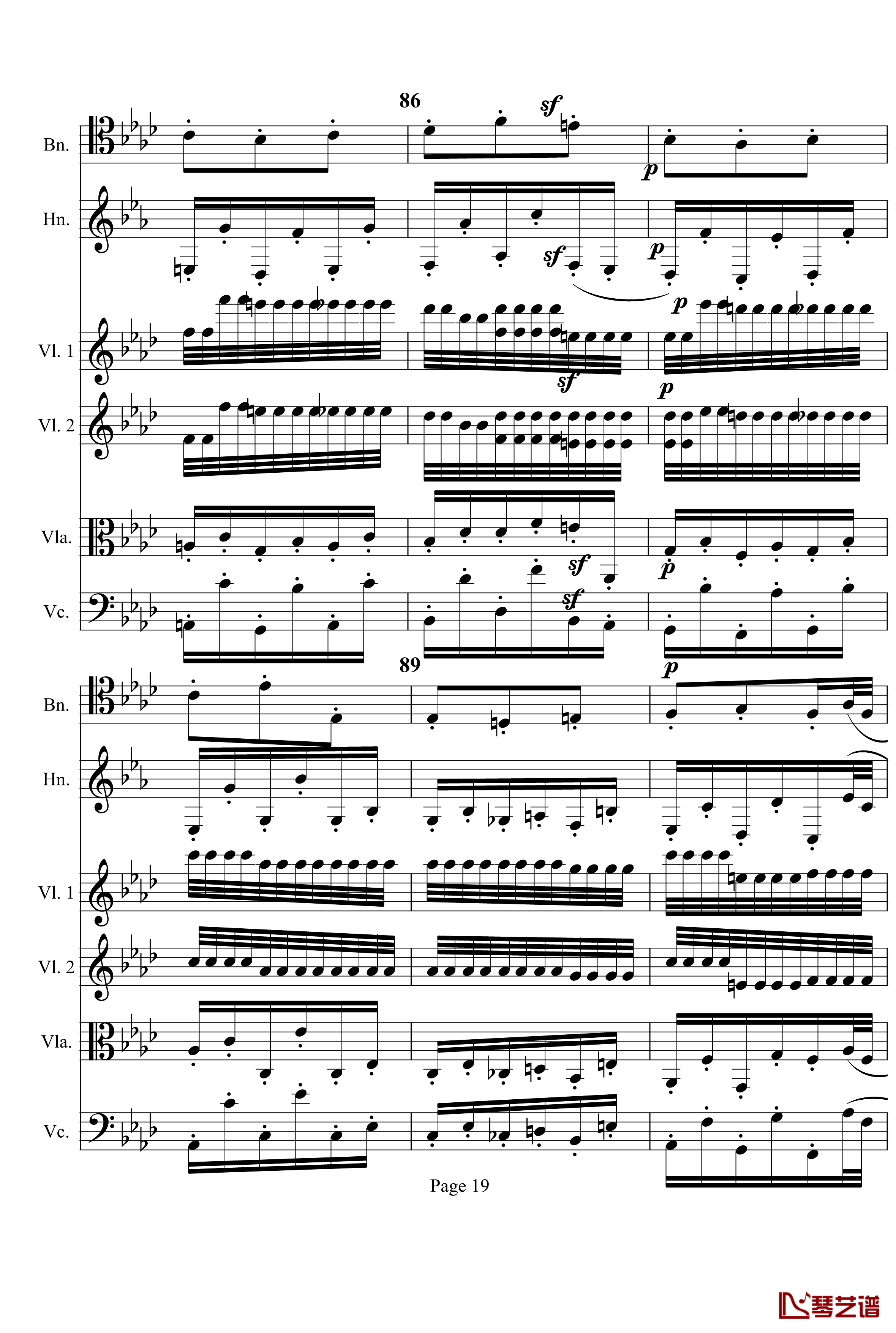 奏鸣曲之交响钢琴谱-第12首-Ⅰ-贝多芬-beethoven
