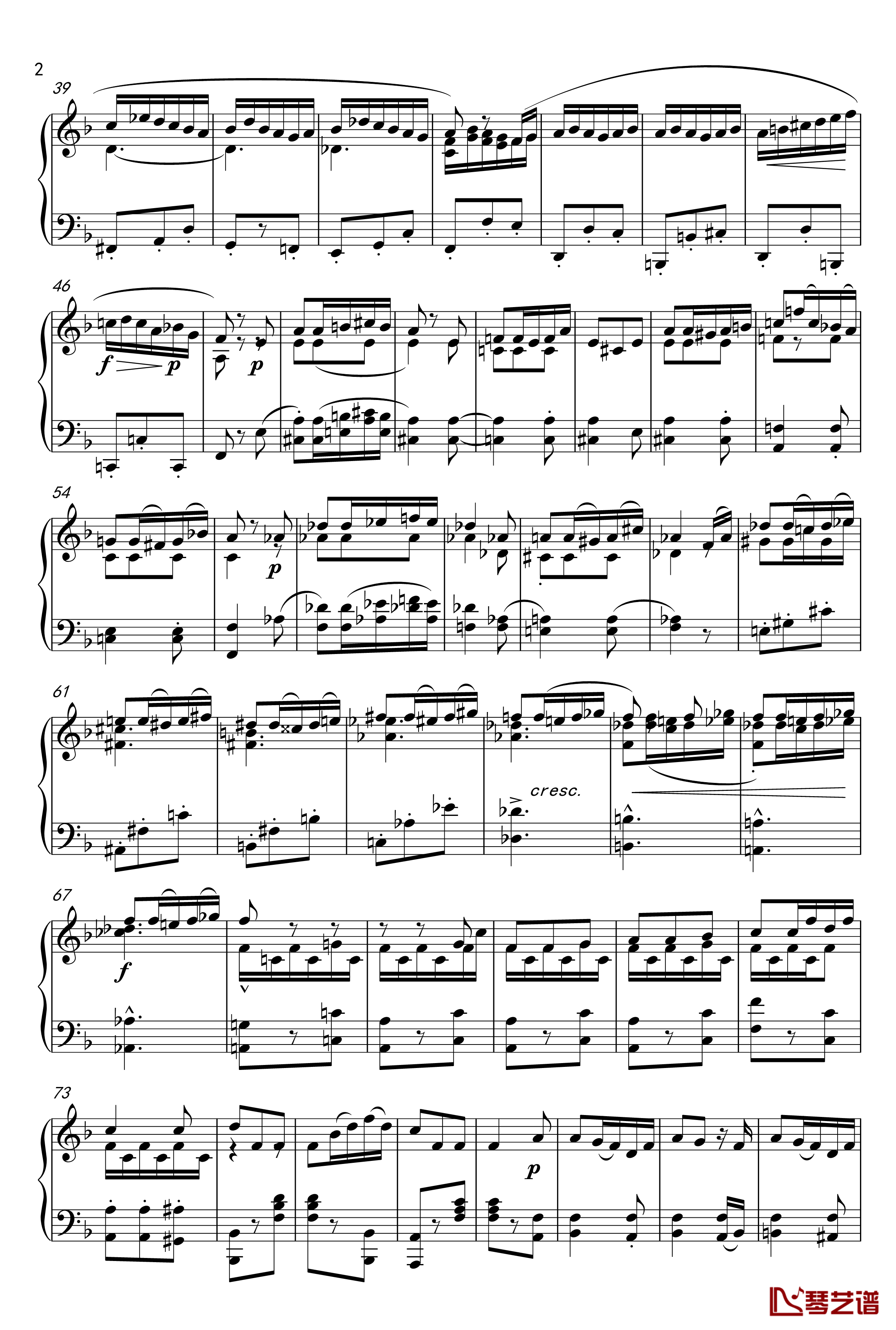 谁作出这首甜蜜的小曲钢琴谱-马勒-Z.D.Lin