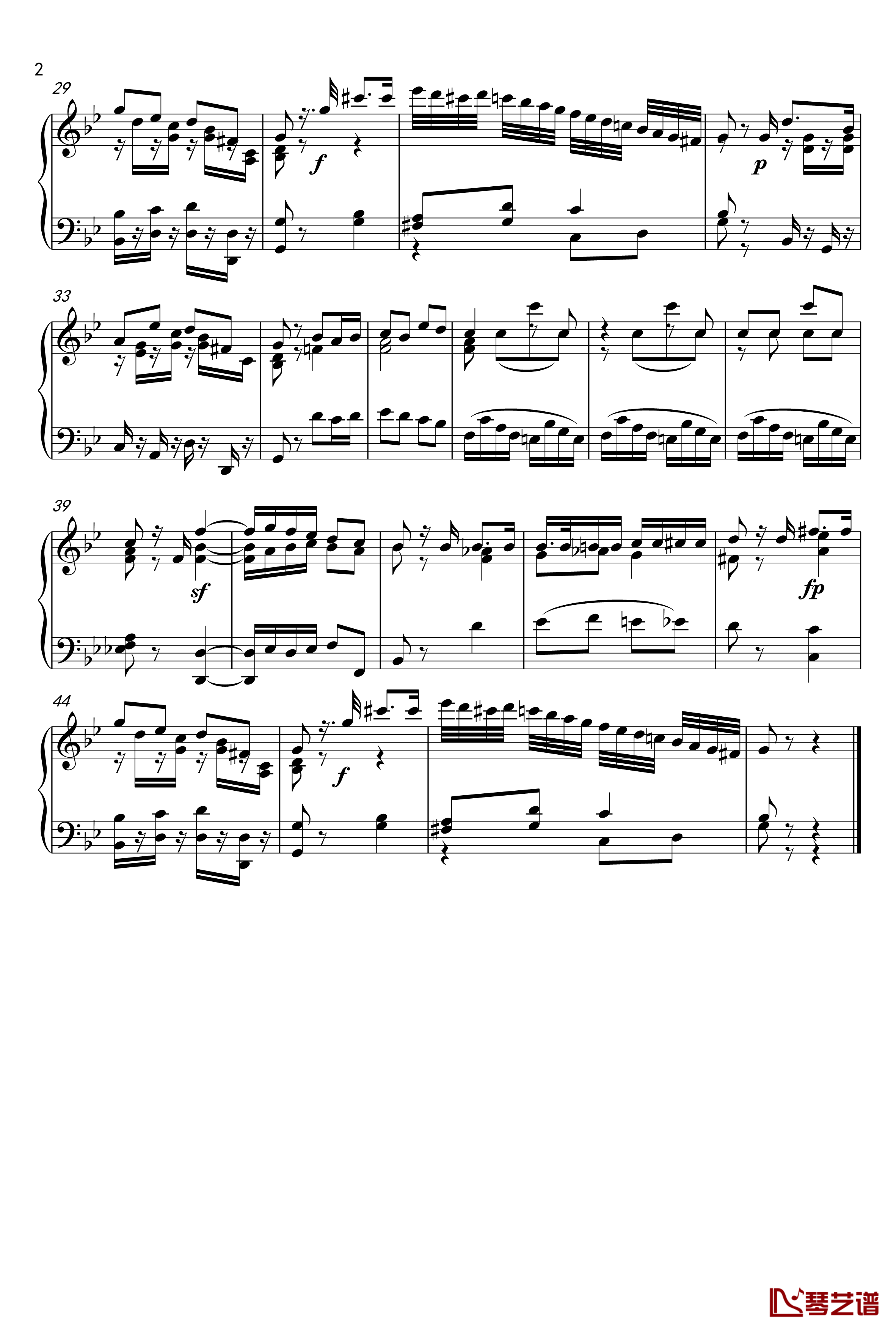Der Zauberer钢琴谱-Mozart-莫扎特