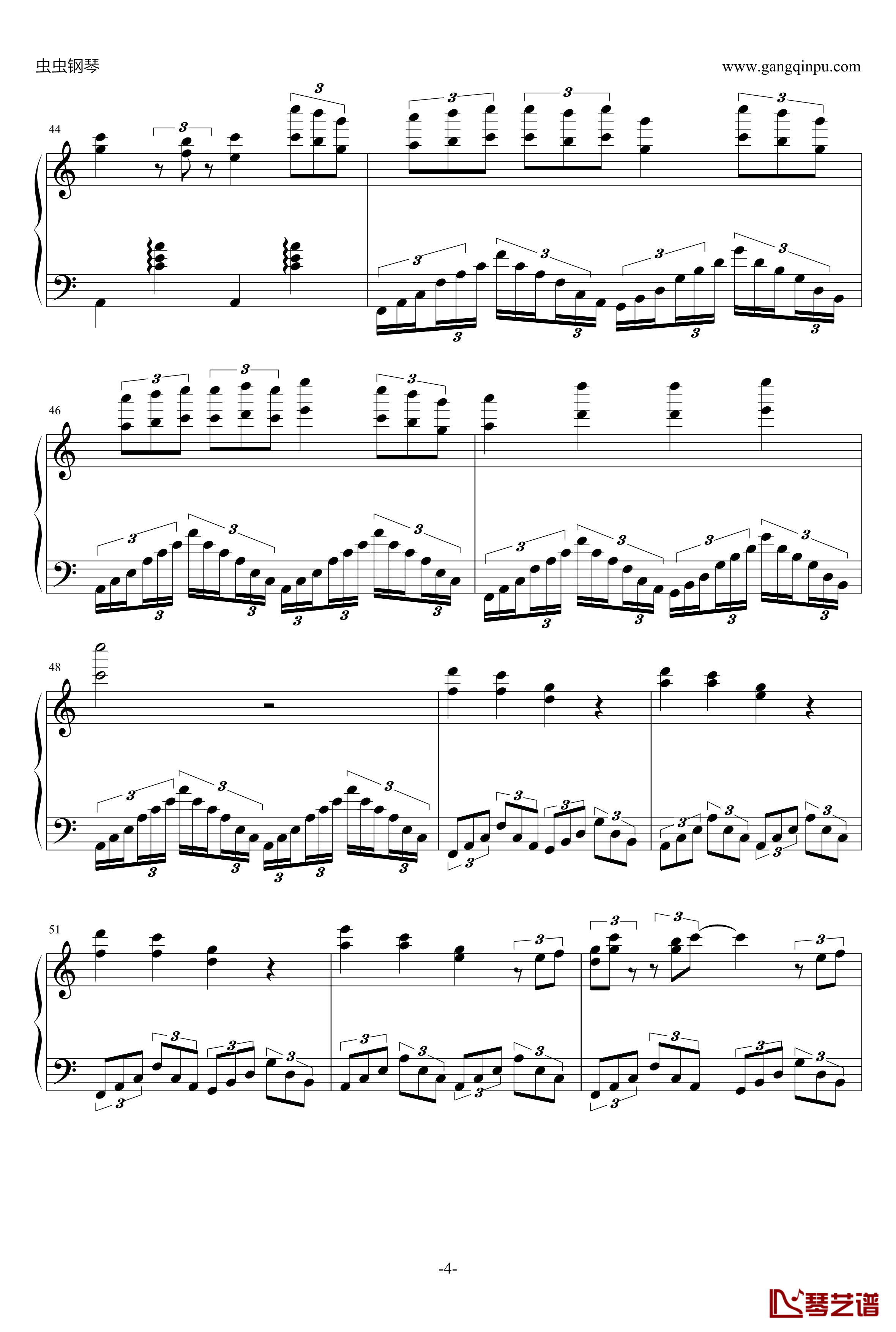 Sternengeang钢琴谱-机动戦士ガンダムユニコーン OST4-机动战士