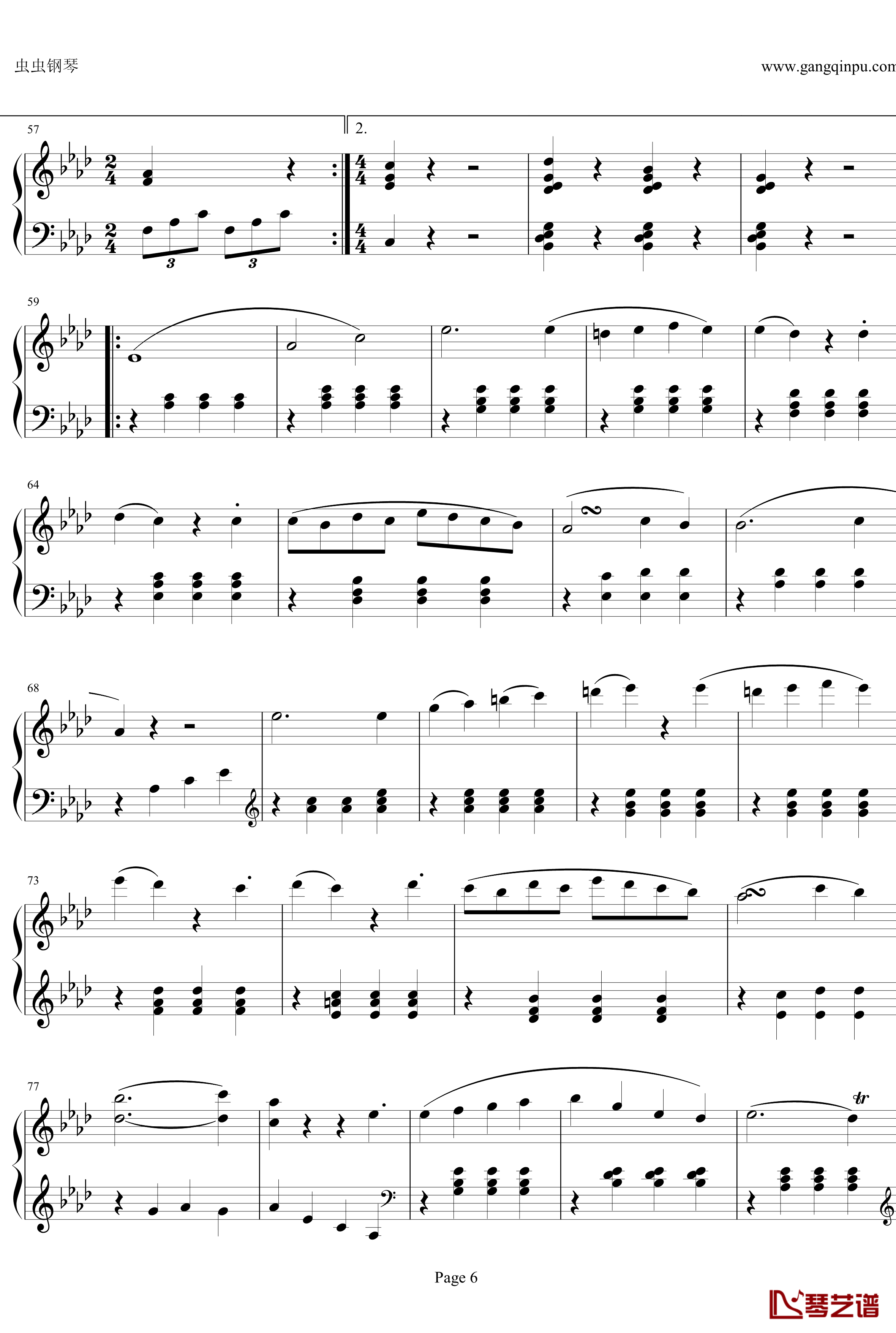 贝多芬第一钢琴奏鸣曲钢琴谱-作品2，第一号-贝多芬-beethoven
