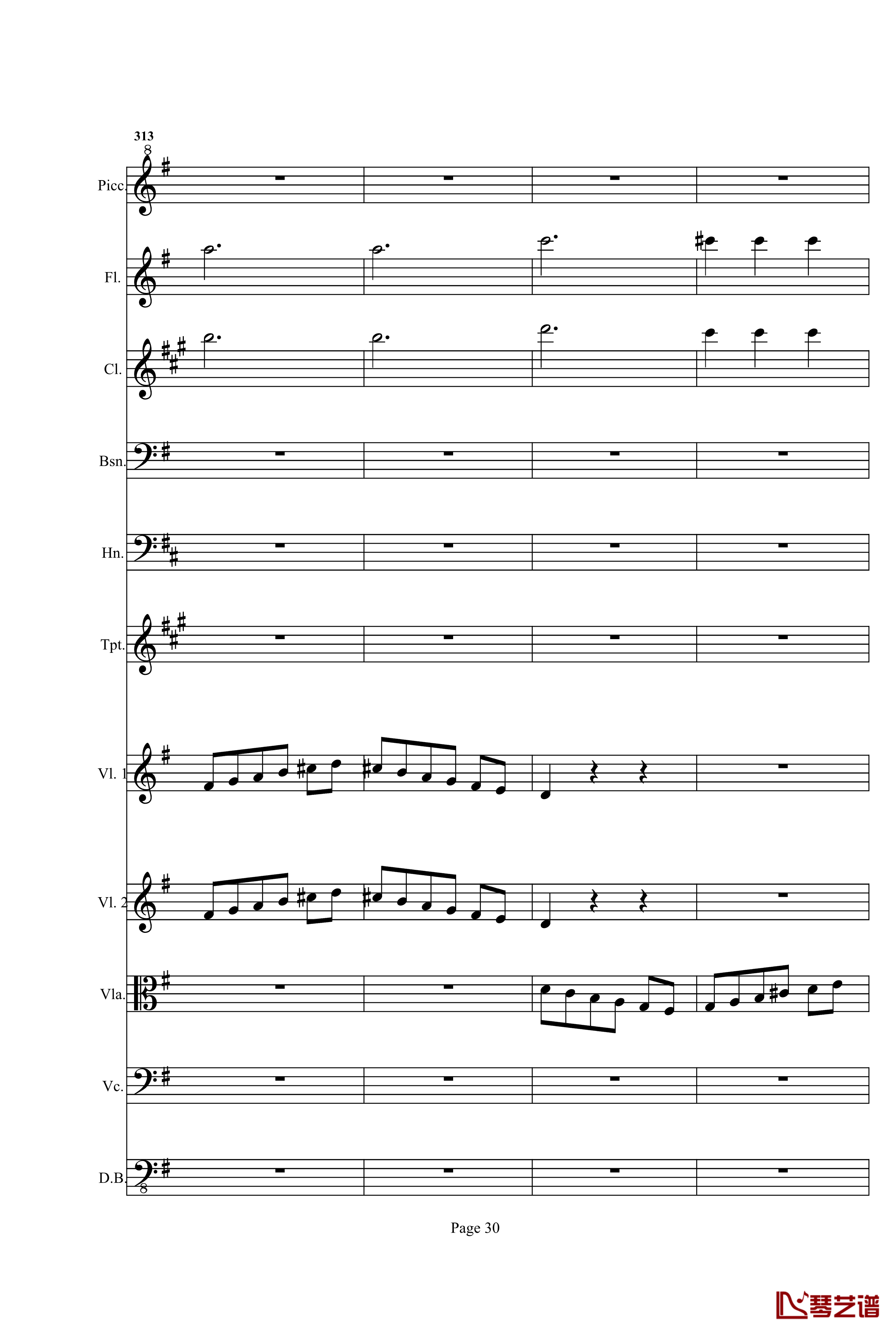 奏鸣曲之交响钢琴谱-第25首-Ⅰ-贝多芬-beethoven