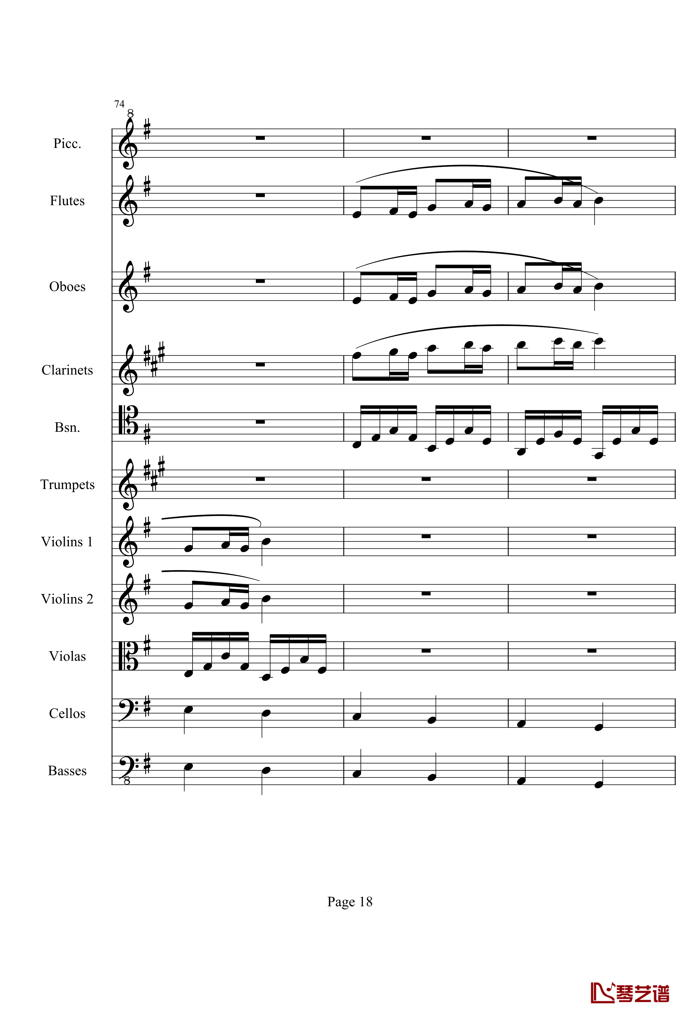 奏鸣曲之交响钢琴谱-第25首-Ⅲ-贝多芬-beethoven