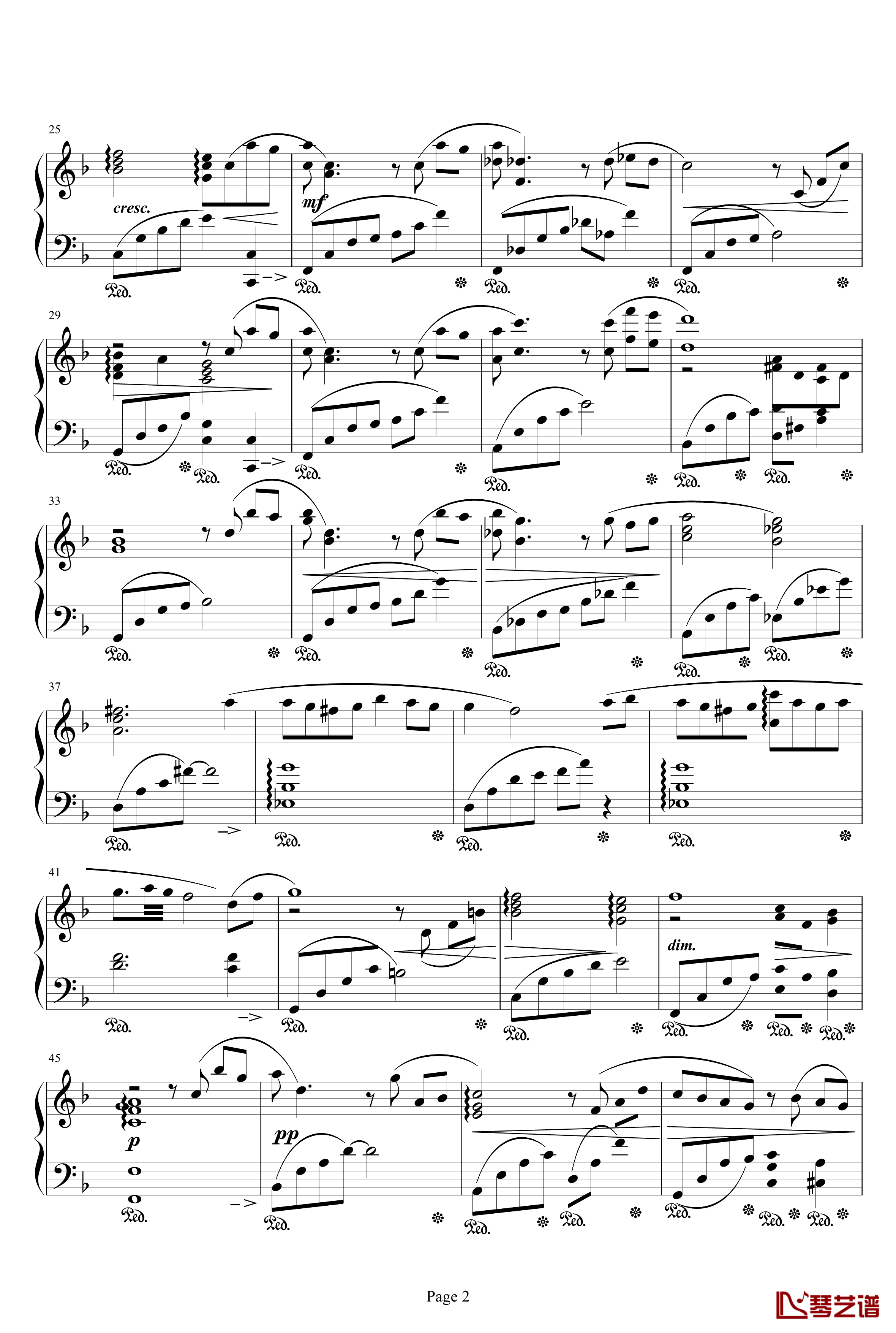Tifa钢琴谱-最终幻想
