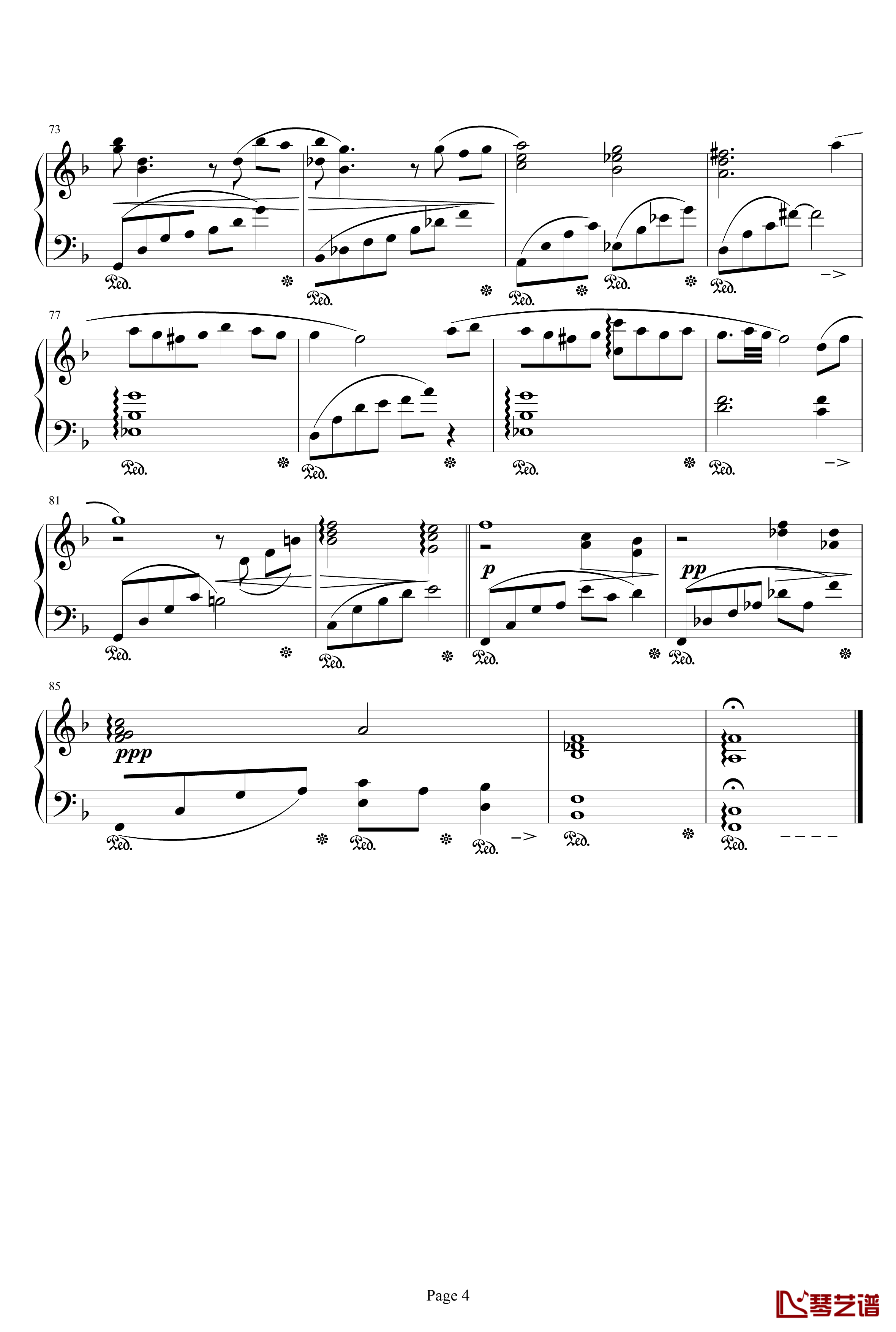 Tifa钢琴谱-最终幻想