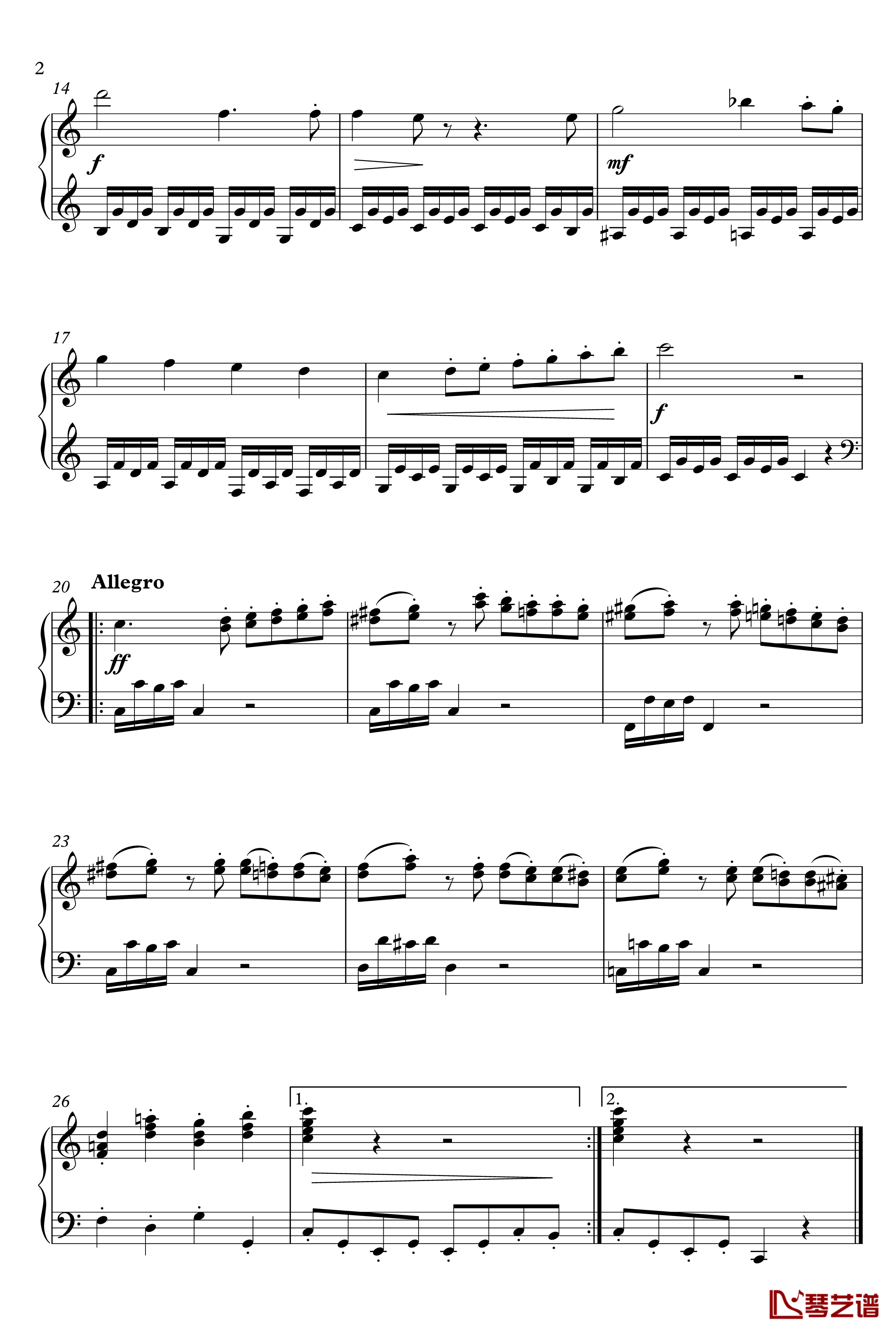 For Phyllis钢琴谱-4PG No. 6-漆政-Z11