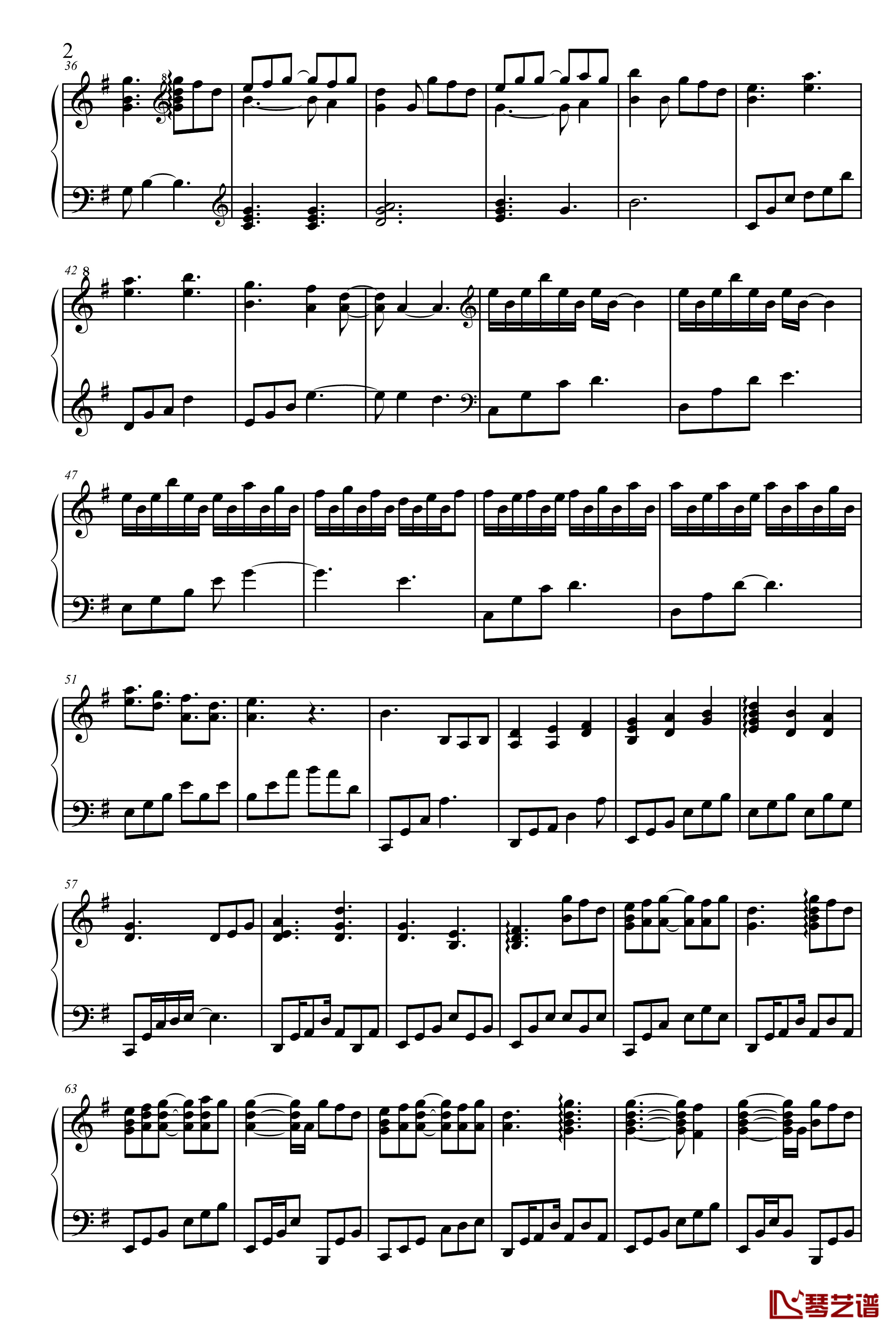 PIANO UC-NO.3钢琴谱-澤野弘之