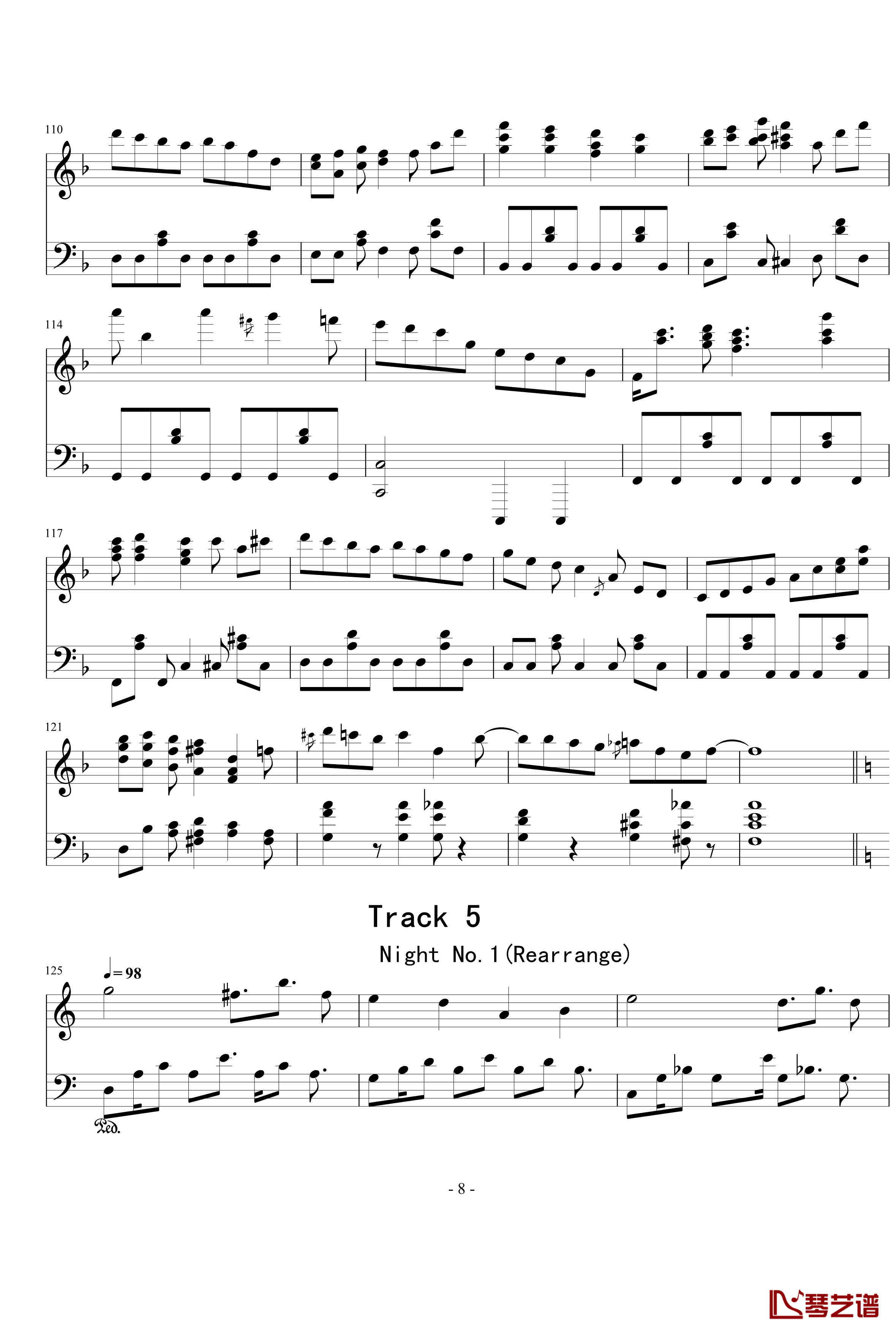 音乐合集2012钢琴谱-hardy419