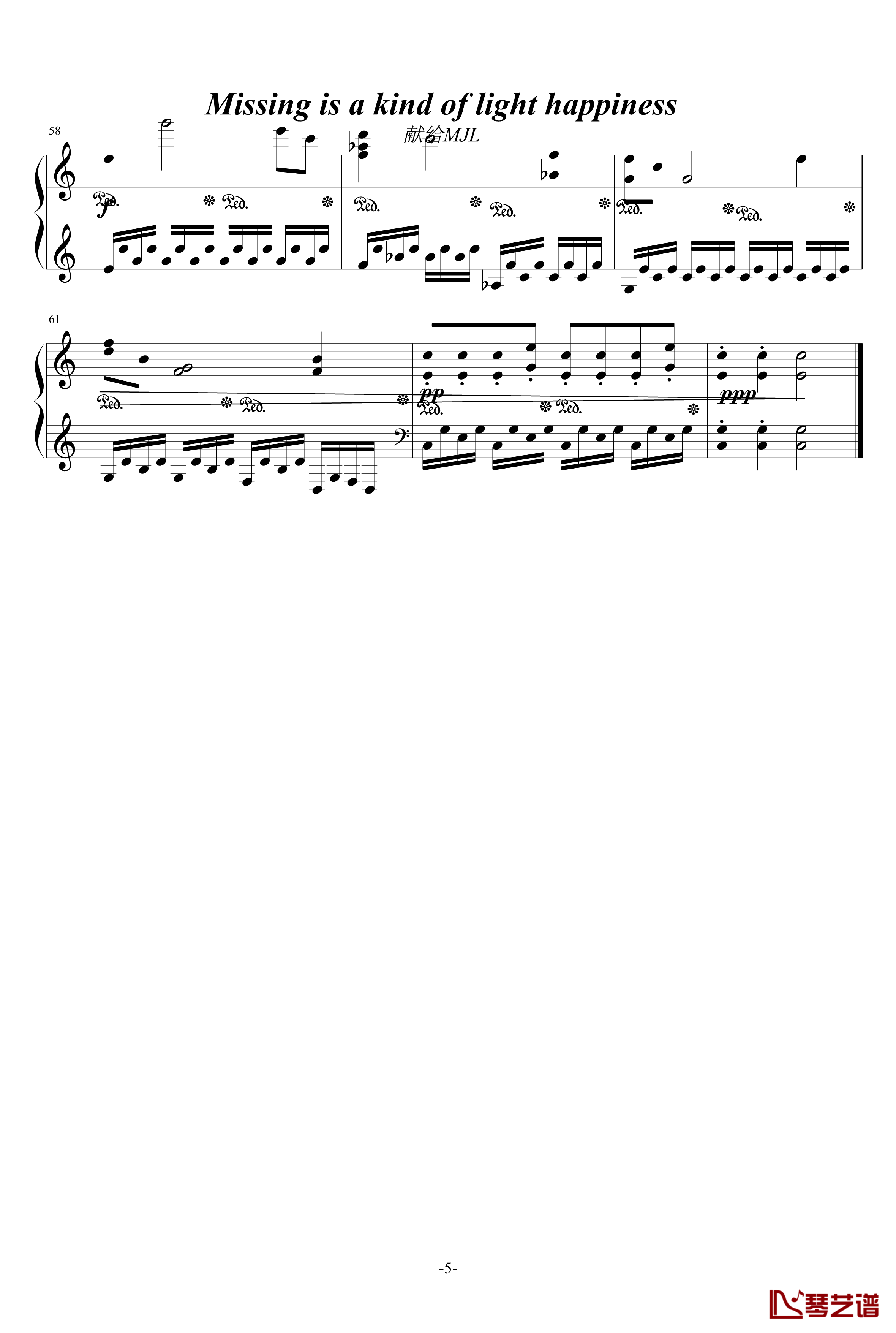 C大调小奏鸣曲第二乐章钢琴谱-NO.1-灵动无痕