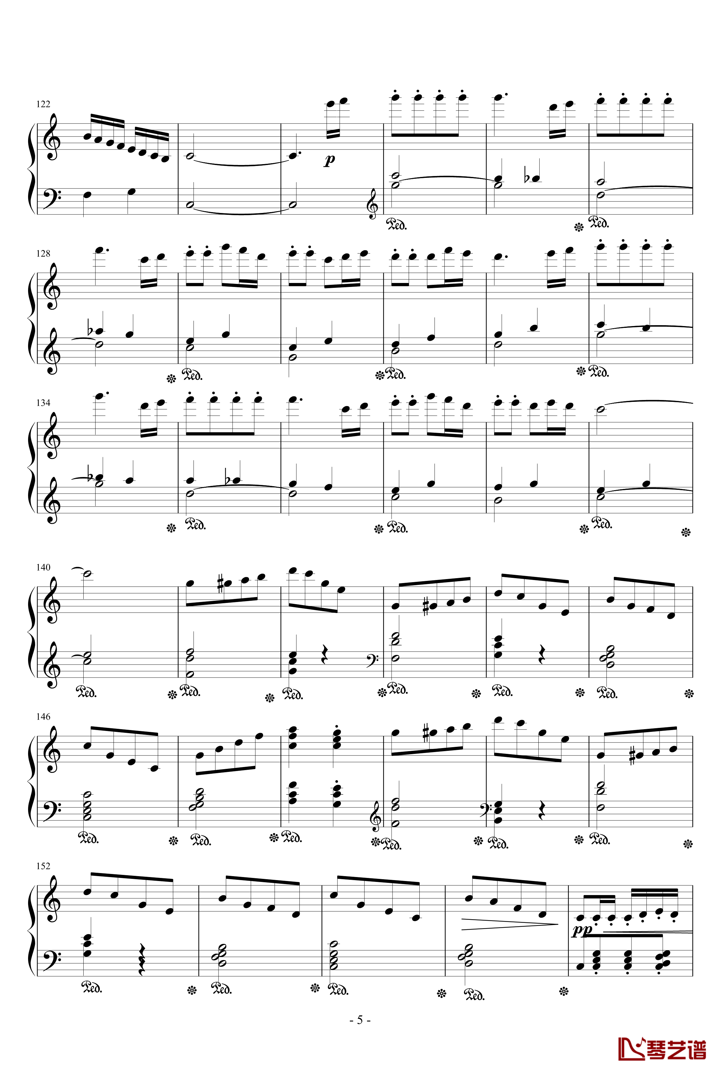 C大调小奏鸣曲第三乐章钢琴谱-NO.1-灵动无痕