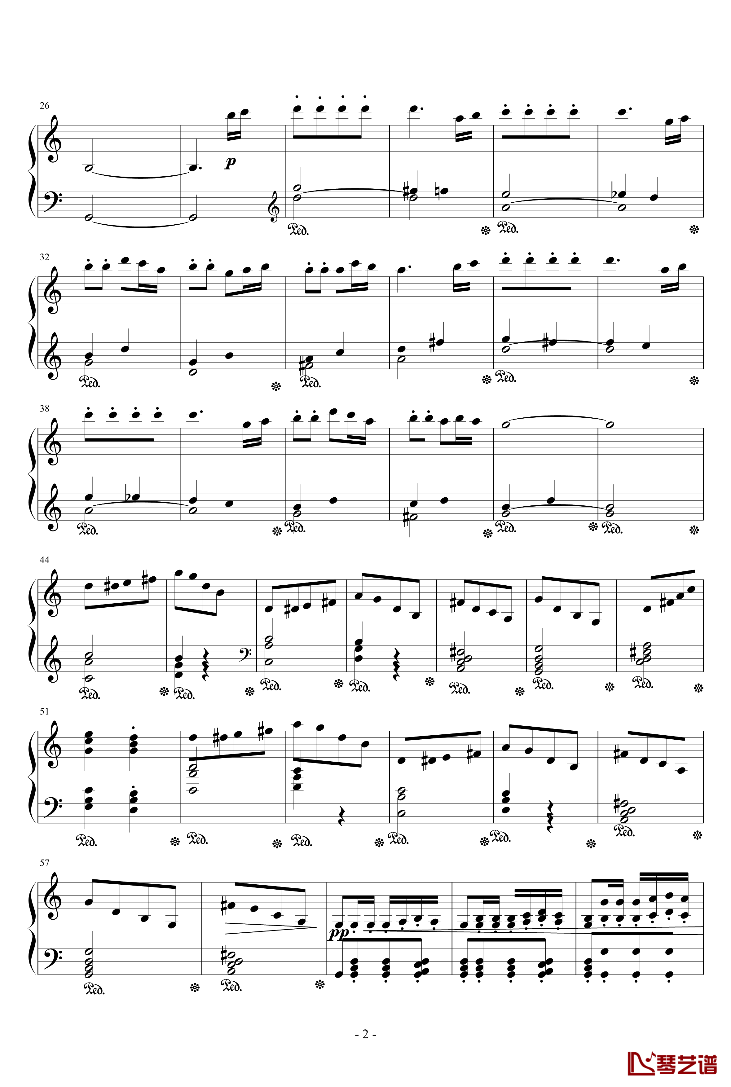 C大调小奏鸣曲第三乐章钢琴谱-NO.1-灵动无痕