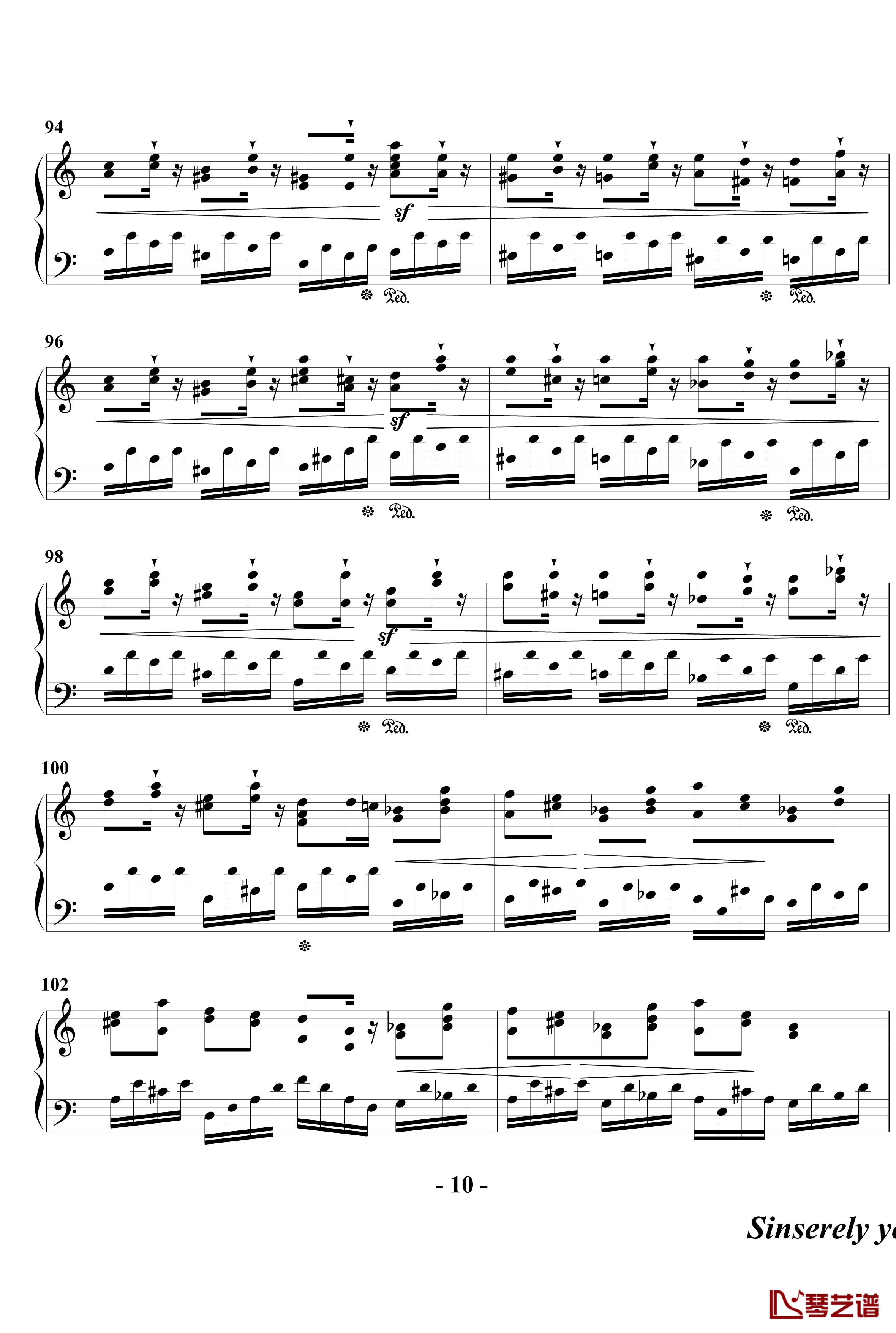 幻想奏鸣曲钢琴谱-第一乐章-beornotbe