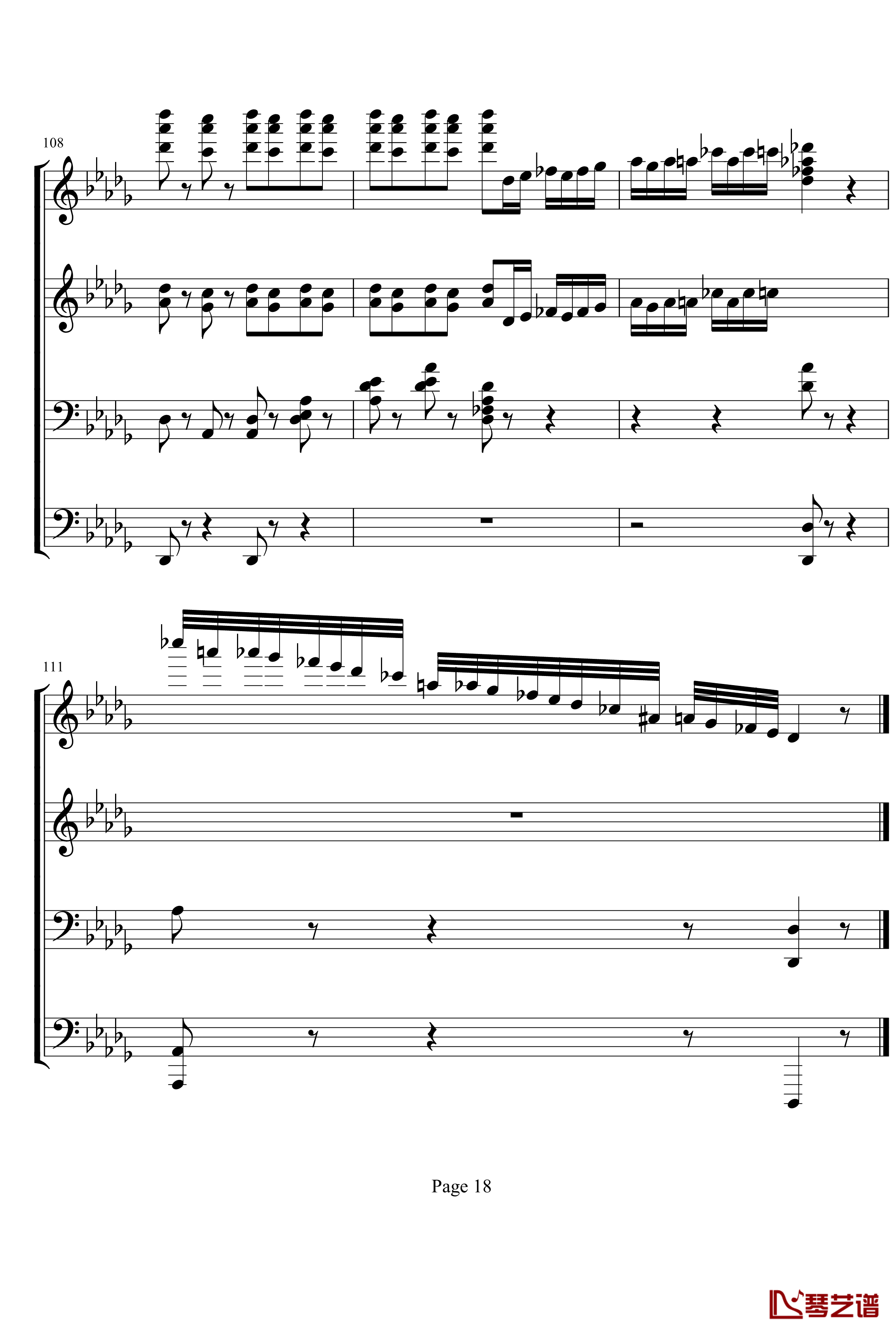 V3钢琴谱-贝多芬-beethoven